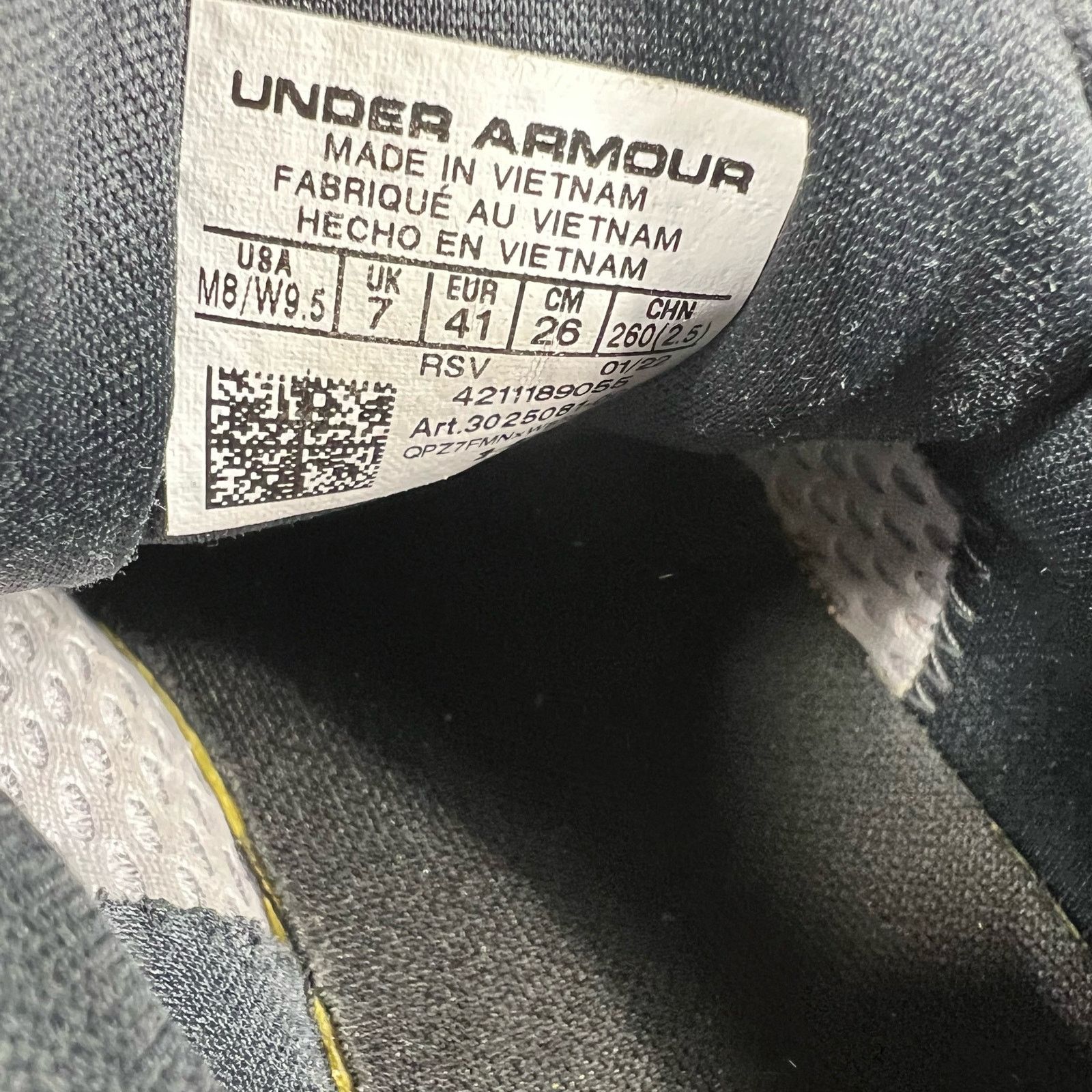 Under Armour Under armour project rock bsr 2 Mens 8 black Size US 8 / EU 41 - 7 Thumbnail