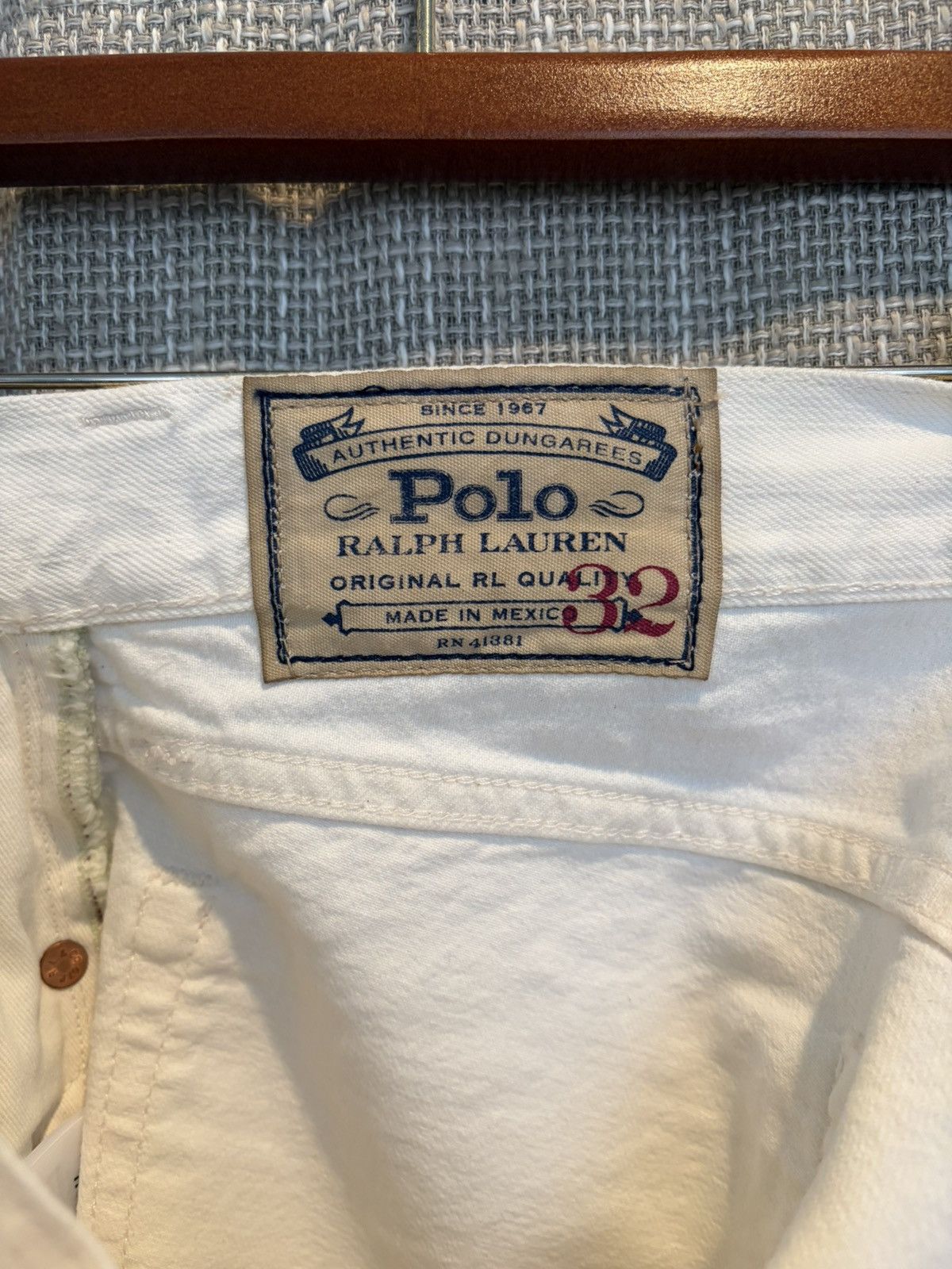 Ralph Lauren Ralph Lauren Distressed Patchwork White Selvedge Denim Short Size US 32 / EU 48 - 7 Thumbnail