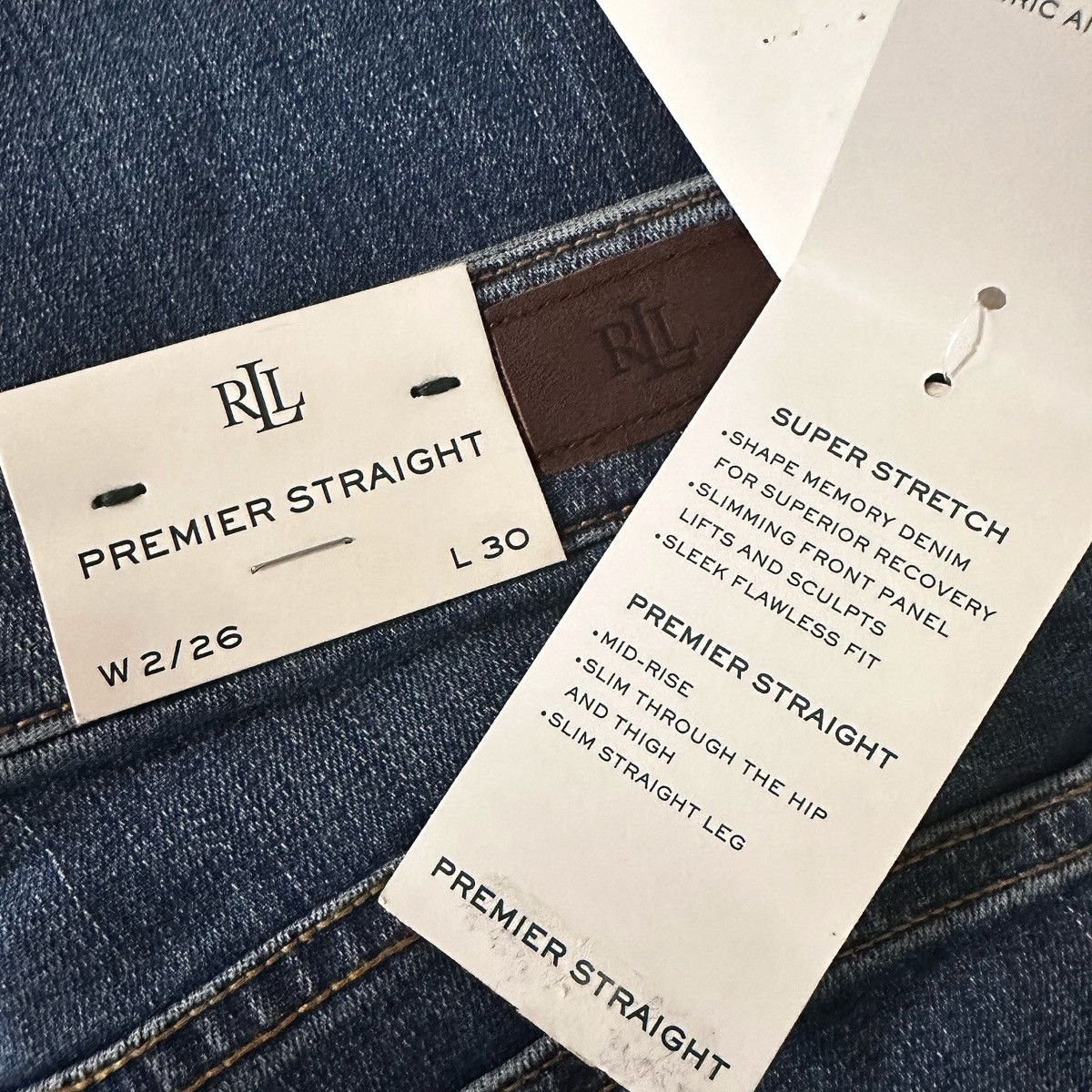Lauren Ralph Lauren Ralph Lauren Nwt Jeans Pants Size 2 Slim Straight Leg Size 26" / US 2 / IT 38 - 6 Thumbnail