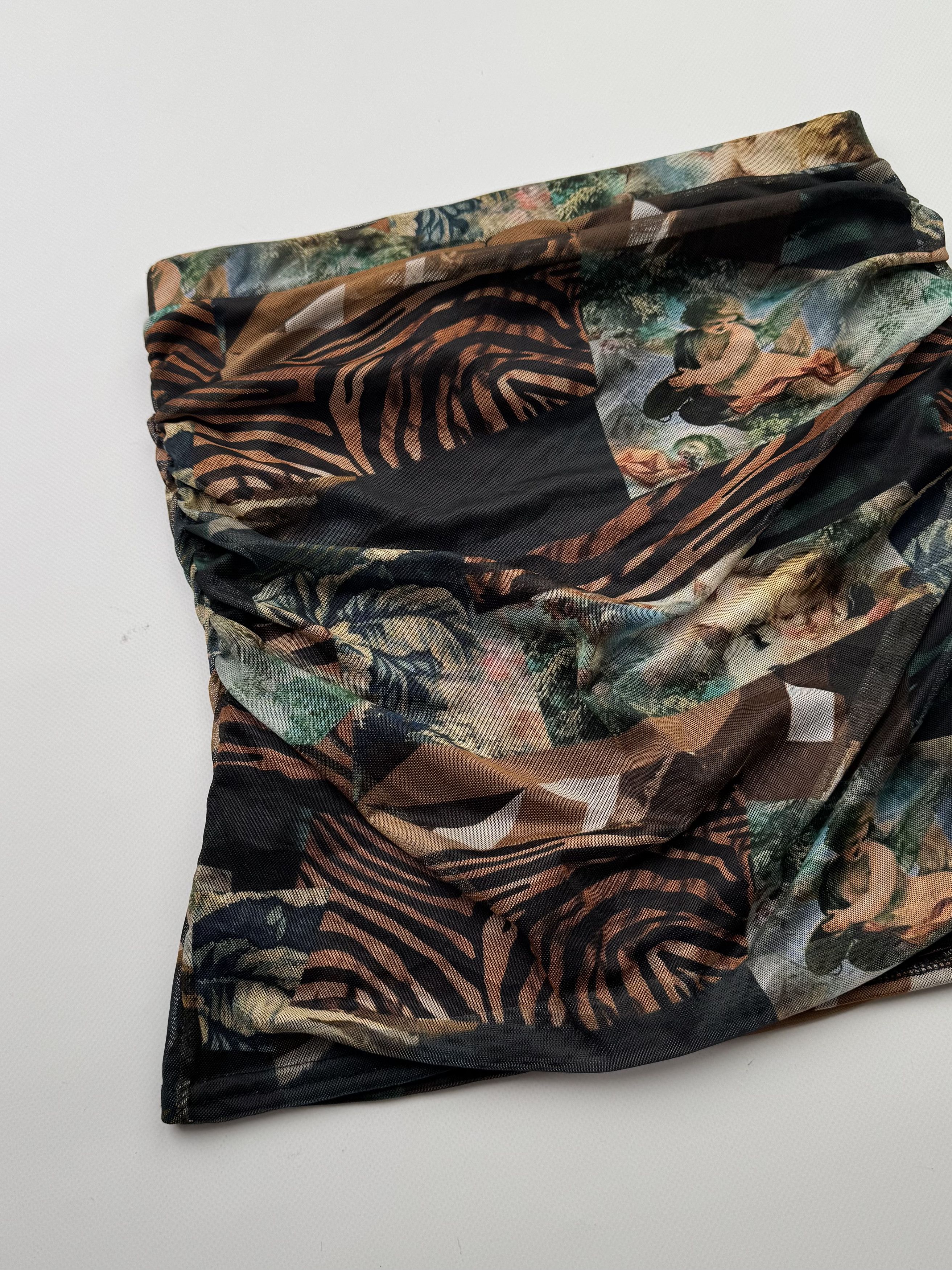 Japanese Brand Vintage Printed Mini Skirt B675(V273)E2 Size 25" / US 0 / IT 36 - 5 Thumbnail