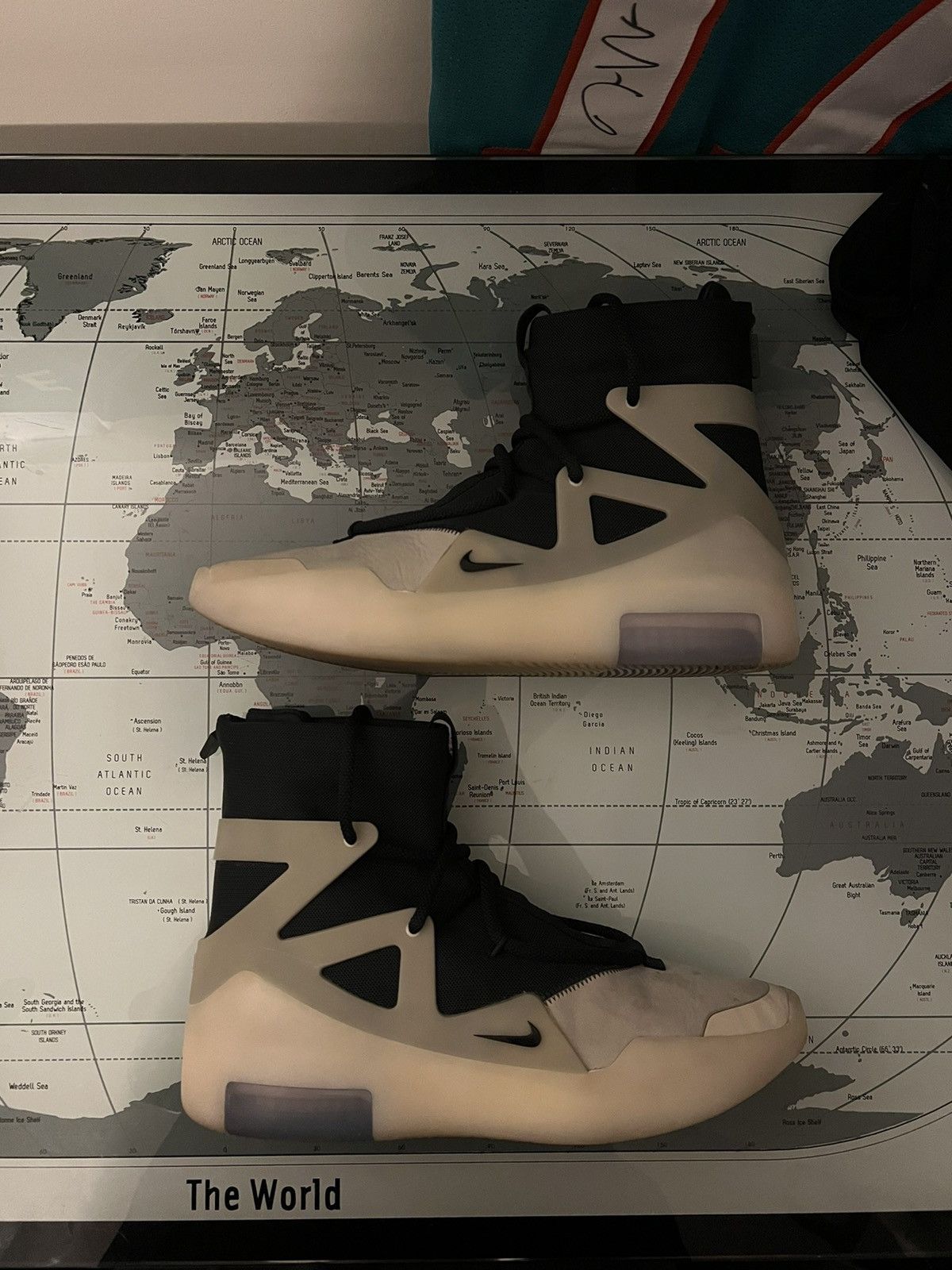 image of Air Fear Of God Fog 1 The Question / String Shoes in Beige, Men's (Size 9)