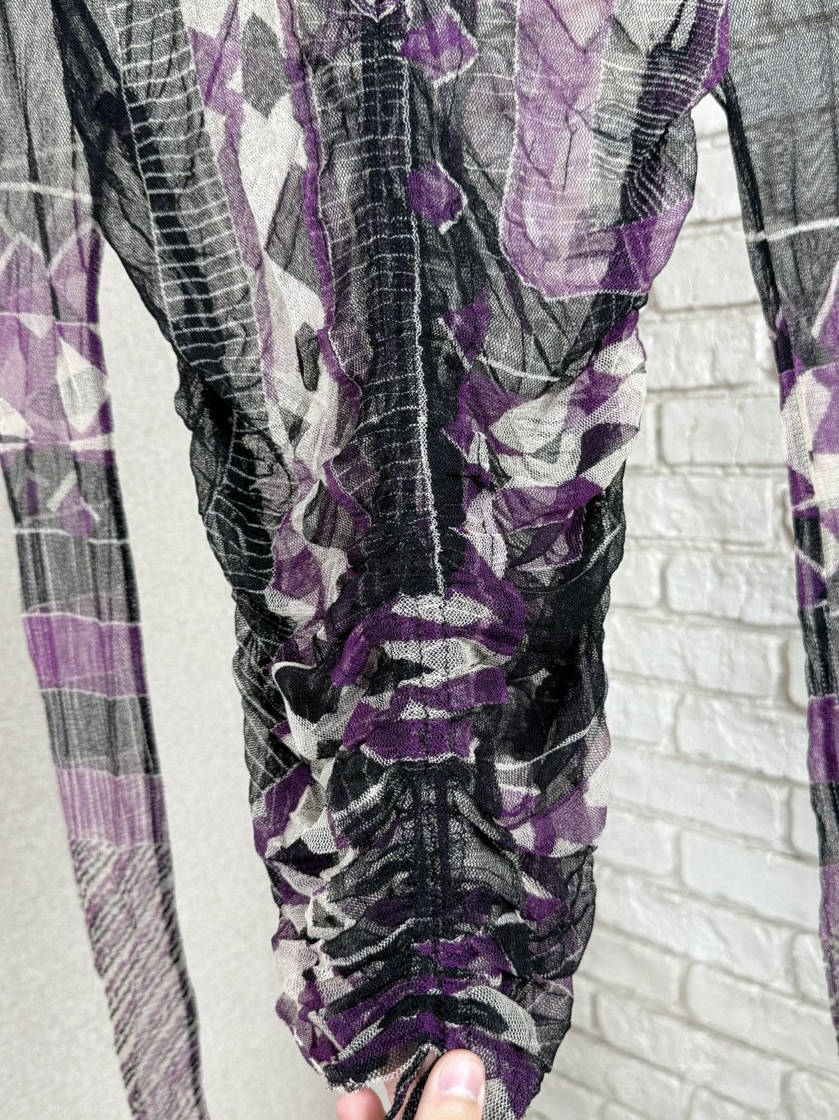Jean Paul Gaultier Jean Paul Gaultier Extra Long Sleeve Mesh Multicolour Shirt Size M / US 6-8 / IT 42-44 - 6 Thumbnail