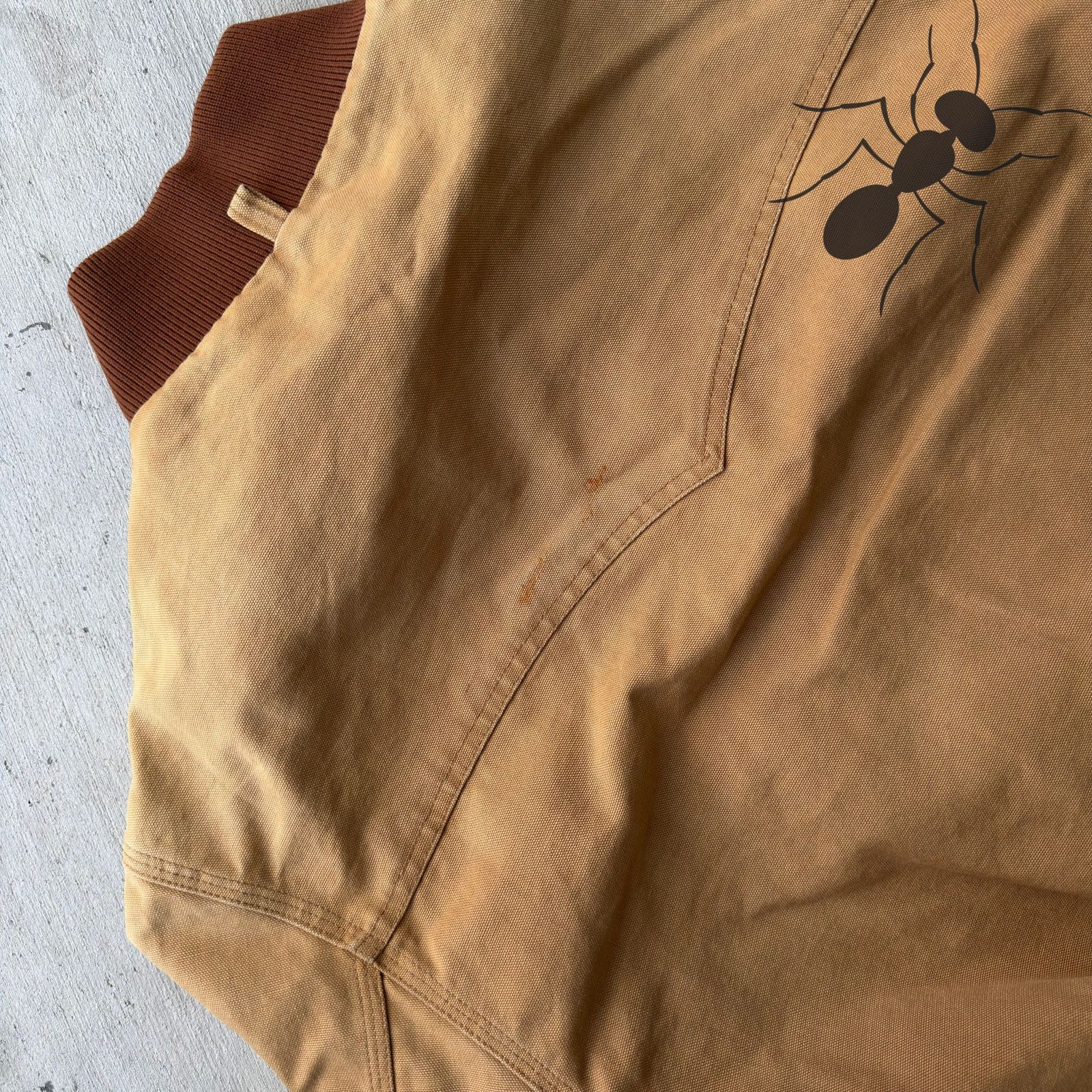 Carhartt × Vintage Vintage Y2K Carhartt brown Santa Fe work wear jacket Size US L / EU 52-54 / 3 - 10 Thumbnail