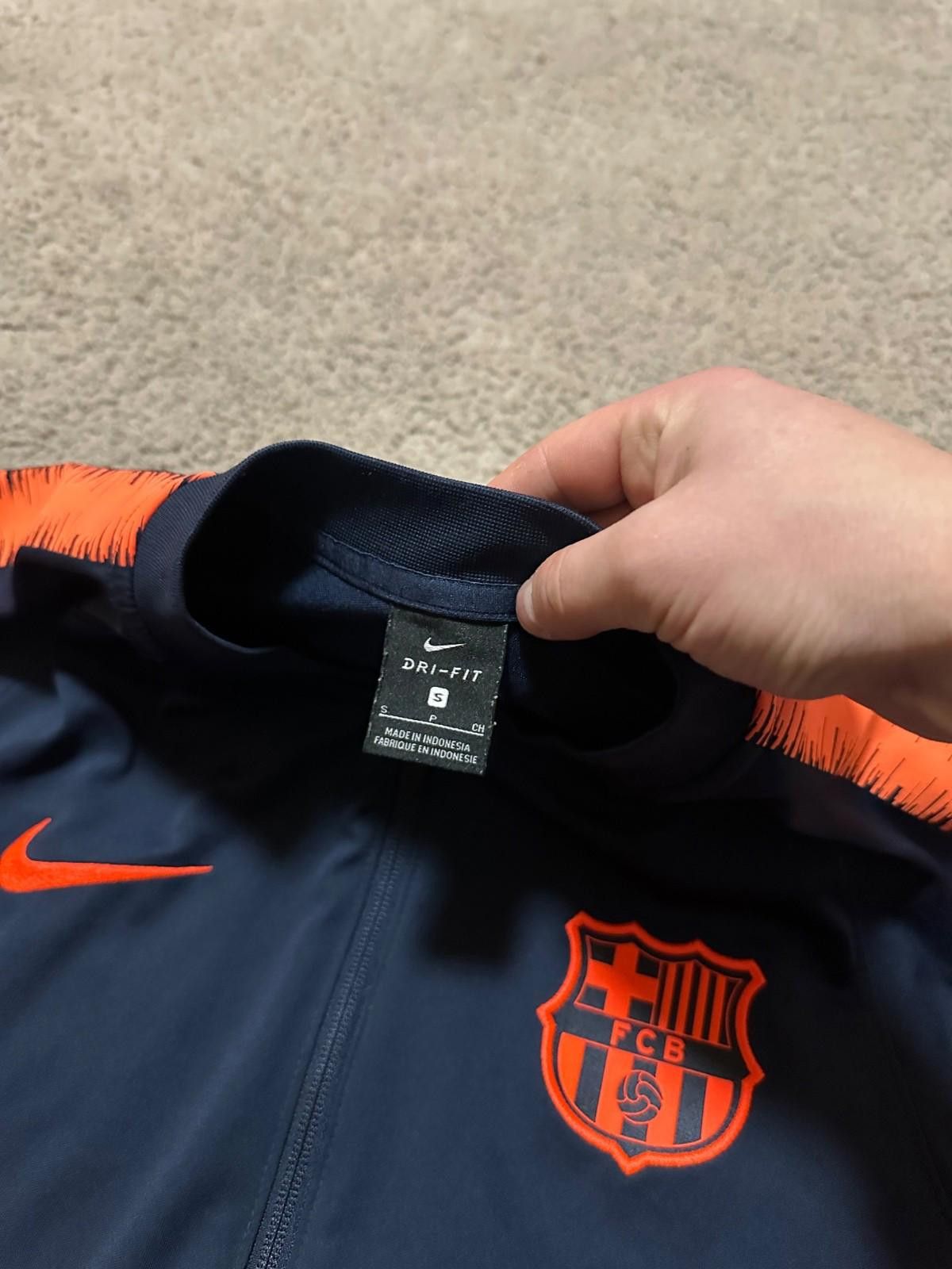 Nike FC Barcelona Football Soccer Training Track Zip Jacket Nike Size US S / EU 44-46 / 1 - 4 Thumbnail