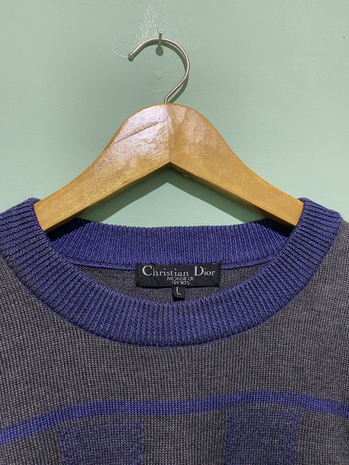 Christian Dior Monsieur VINTAGE JAPAN CHRISTIAN DIOR CD SWEATERS Size US L / EU 52-54 / 3 - 5 Thumbnail