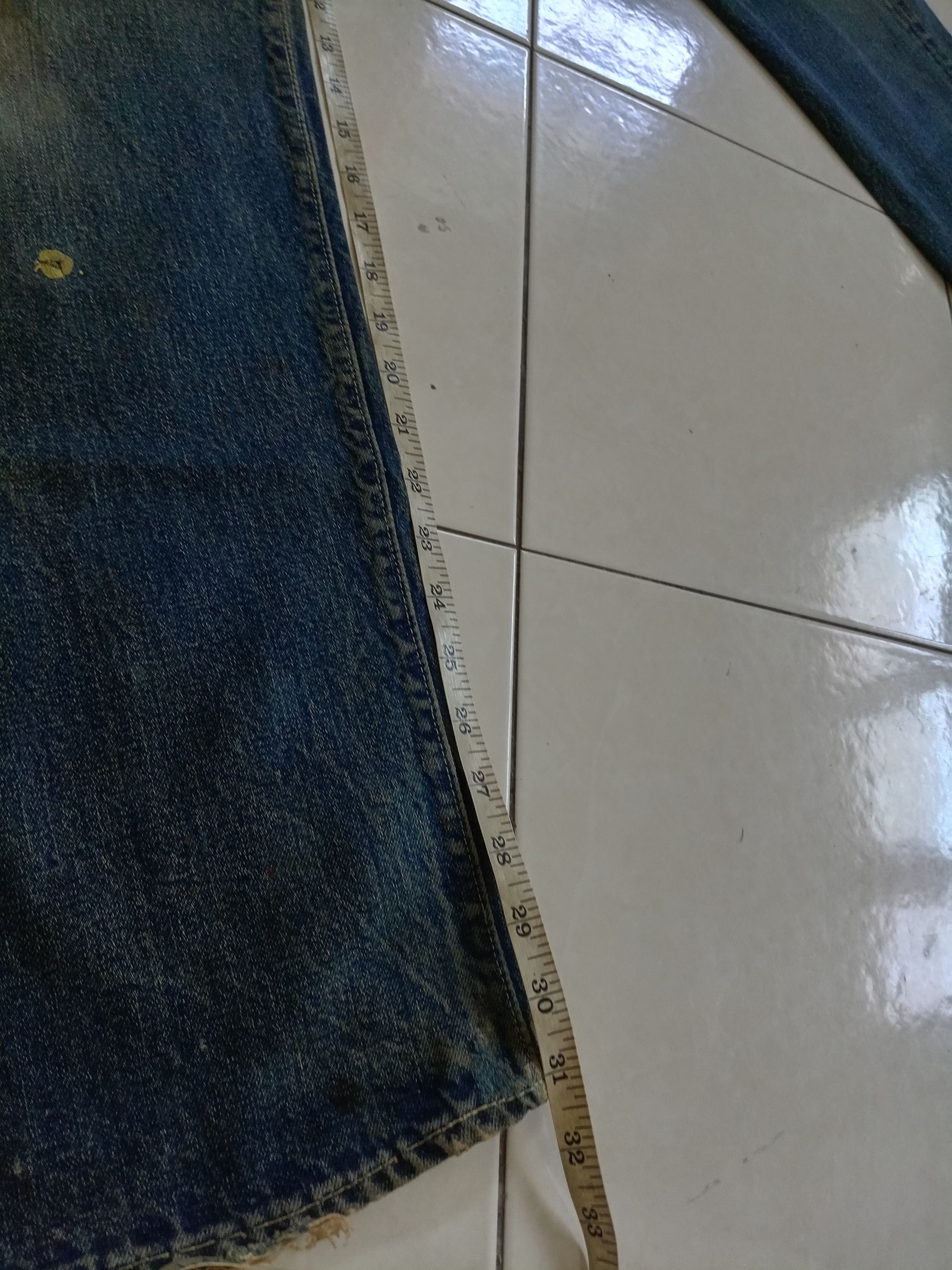 Levi's Vintage Levi's 501xx big E distressed jeans Size US 31 - 17 Thumbnail