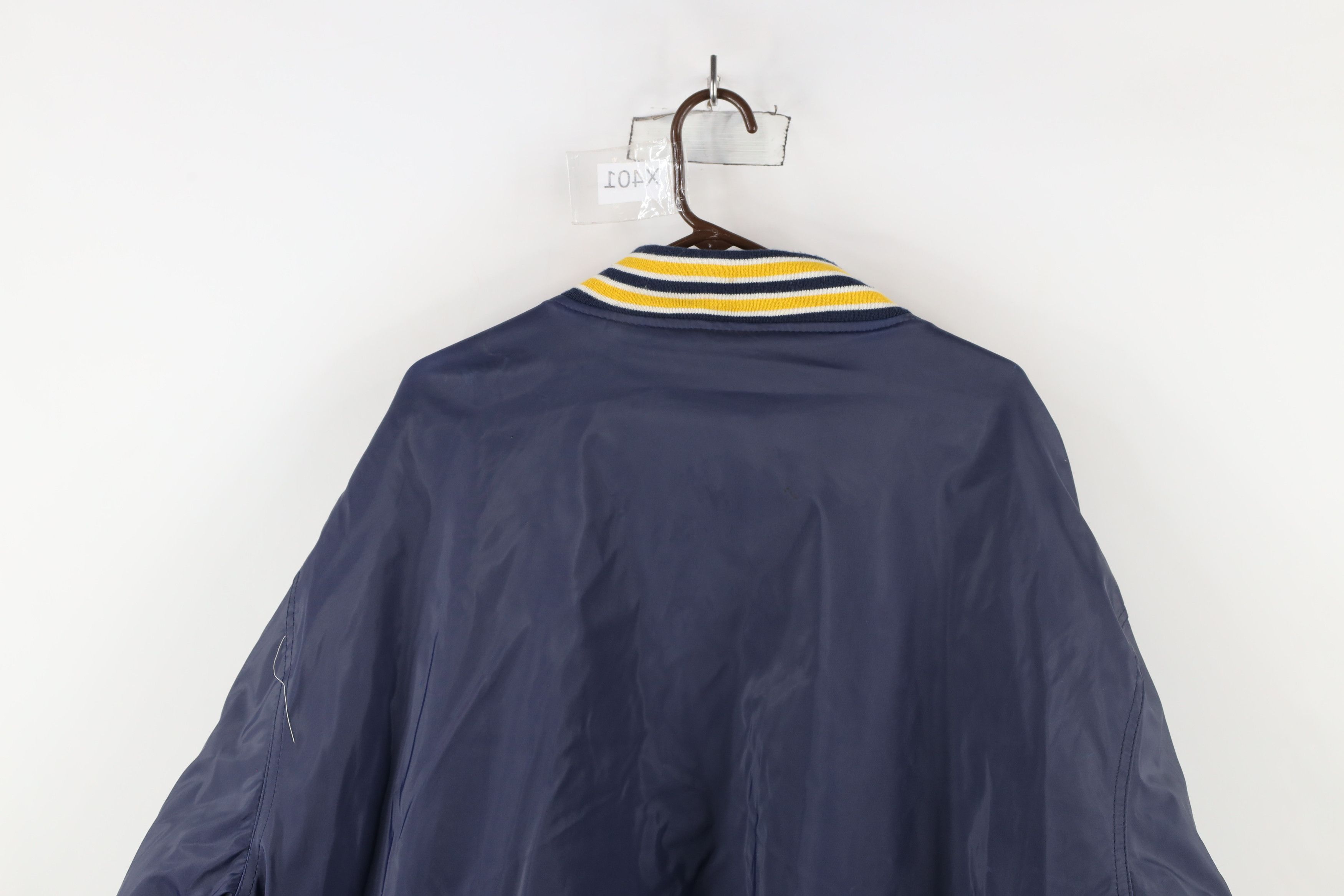 Vintage Vintage 90s University of Michigan Varsity Bomber Jacket Size US XXL / EU 58 / 5 - 15 Thumbnail
