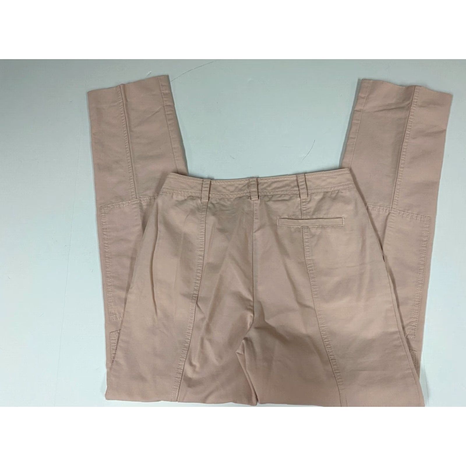DKNY DKNY Womens Pants 28x30 pink zipper straight city Pants Women Regular 28in Pink Chino Slimming Stretch Size 28" / US 6 / IT 42 - 6 Thumbnail