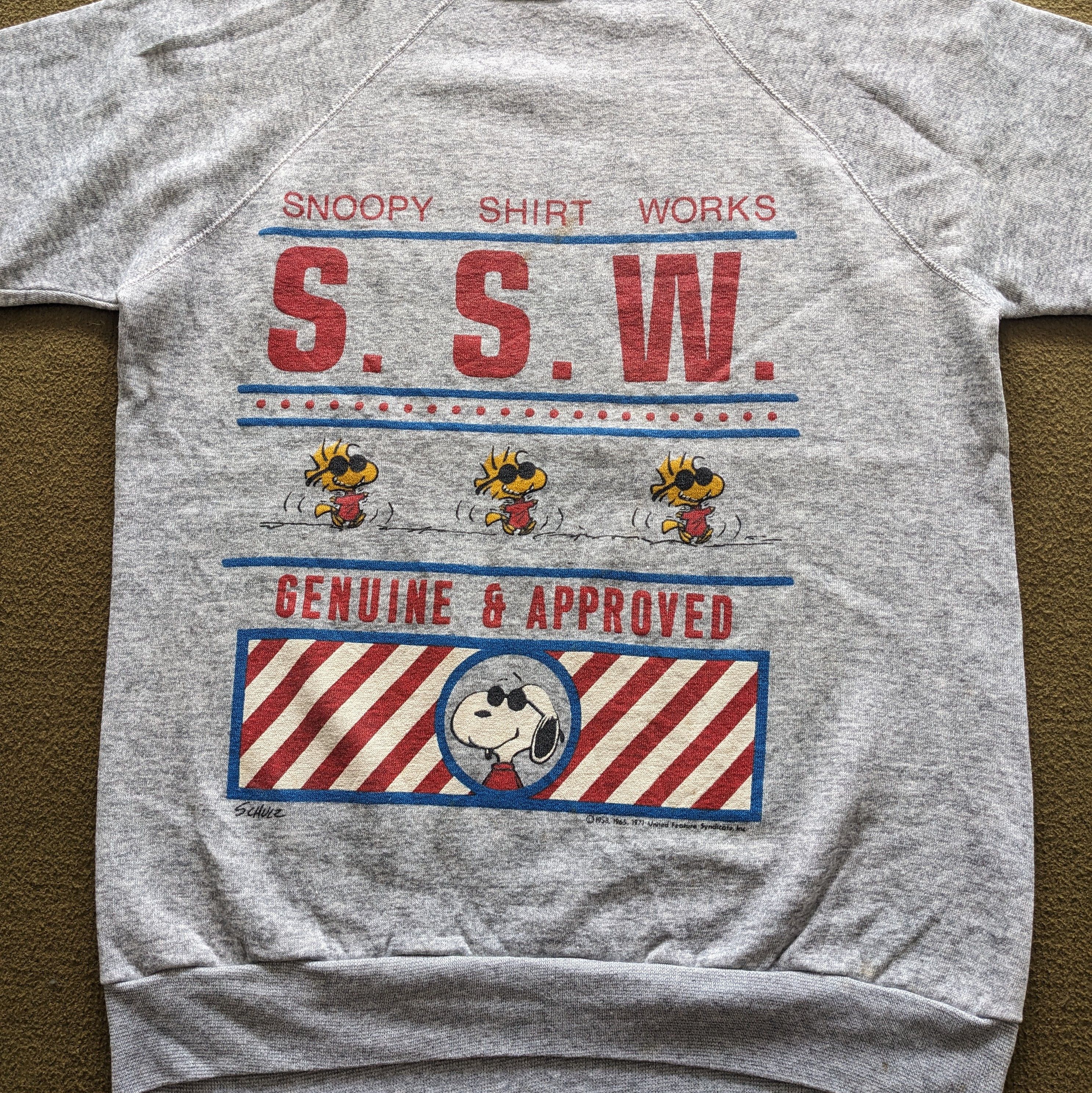 Vintage Vintage SNOOPY Shirts Works Streetwear Sweatshirt Size US S / EU 44-46 / 1 - 2 Thumbnail