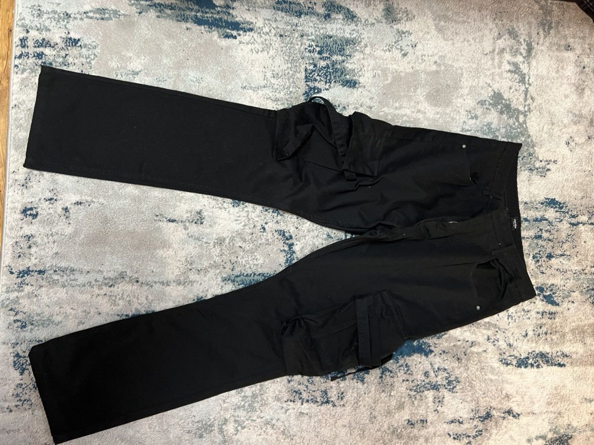 Uniform Studios Uniform Studios Strapped Cargos Black Grailed