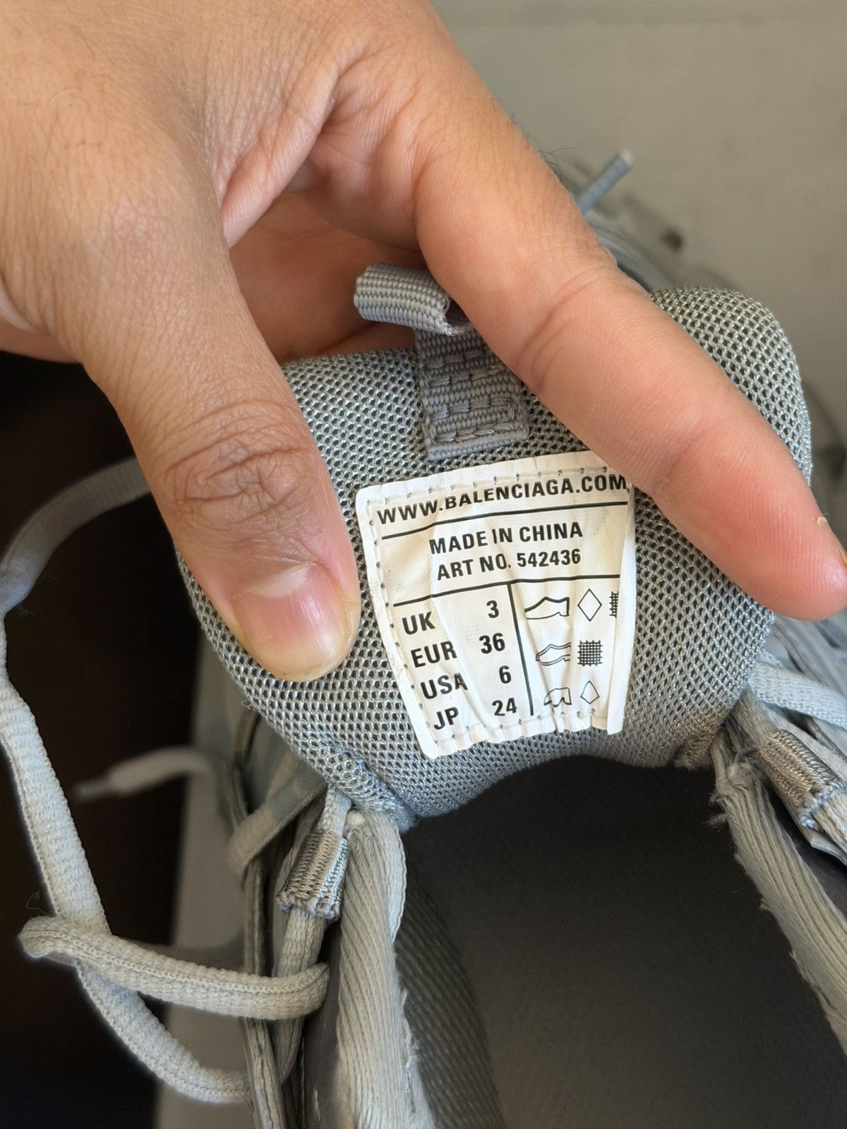 Balenciaga Balenciaga Track Sneakers – Light Gray Size US 6 / EU 39 - 5 Thumbnail
