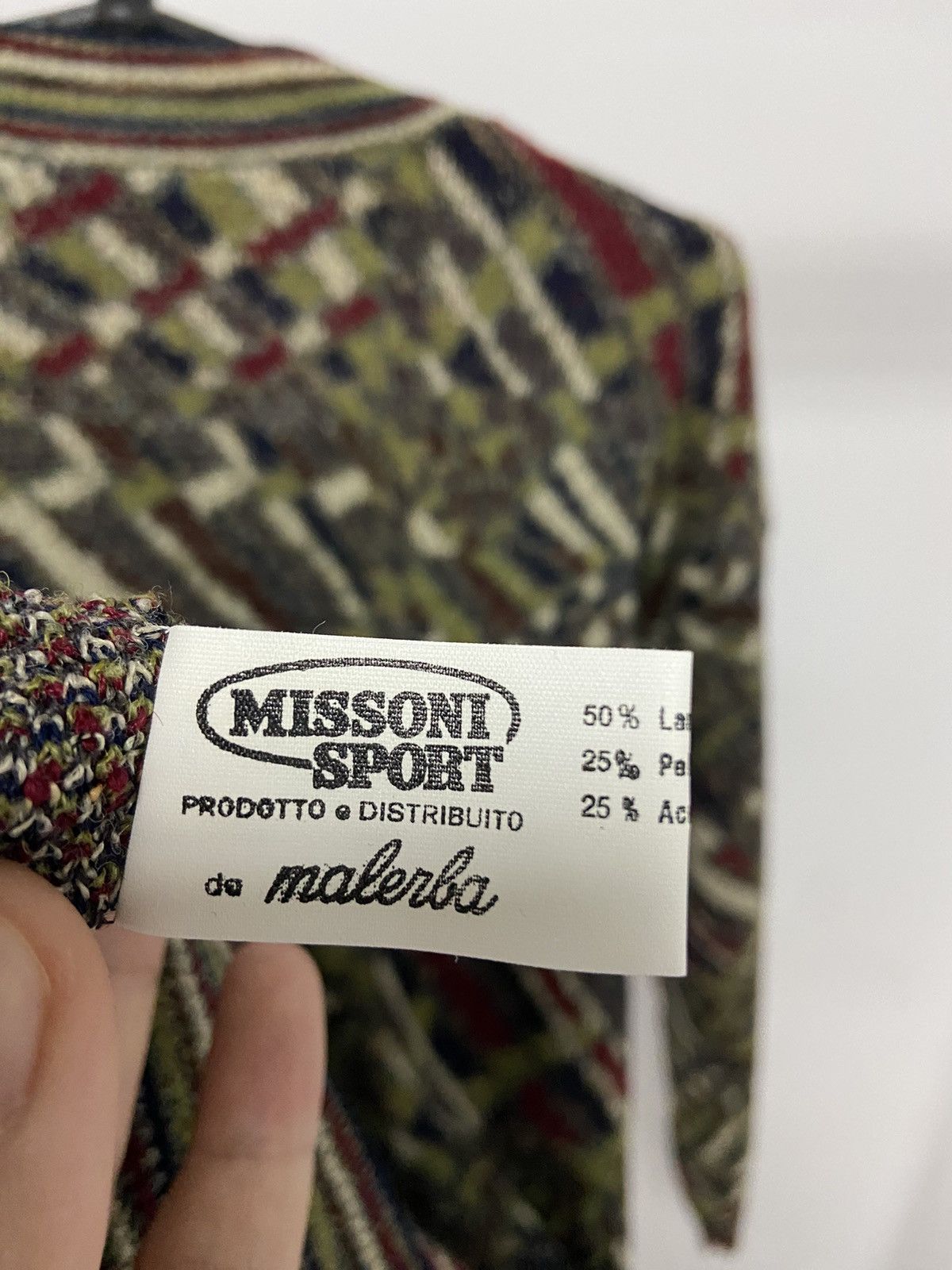 Missoni × Vintage Missoni Sport Vintage Sweater Knitted Luxury Made in Italy Size US M / EU 48-50 / 2 - 8 Thumbnail