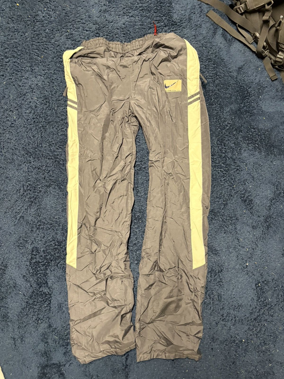 Nike Dark Grey vintage 2008 Nike track pants Size US 31 - 1 Thumbnail