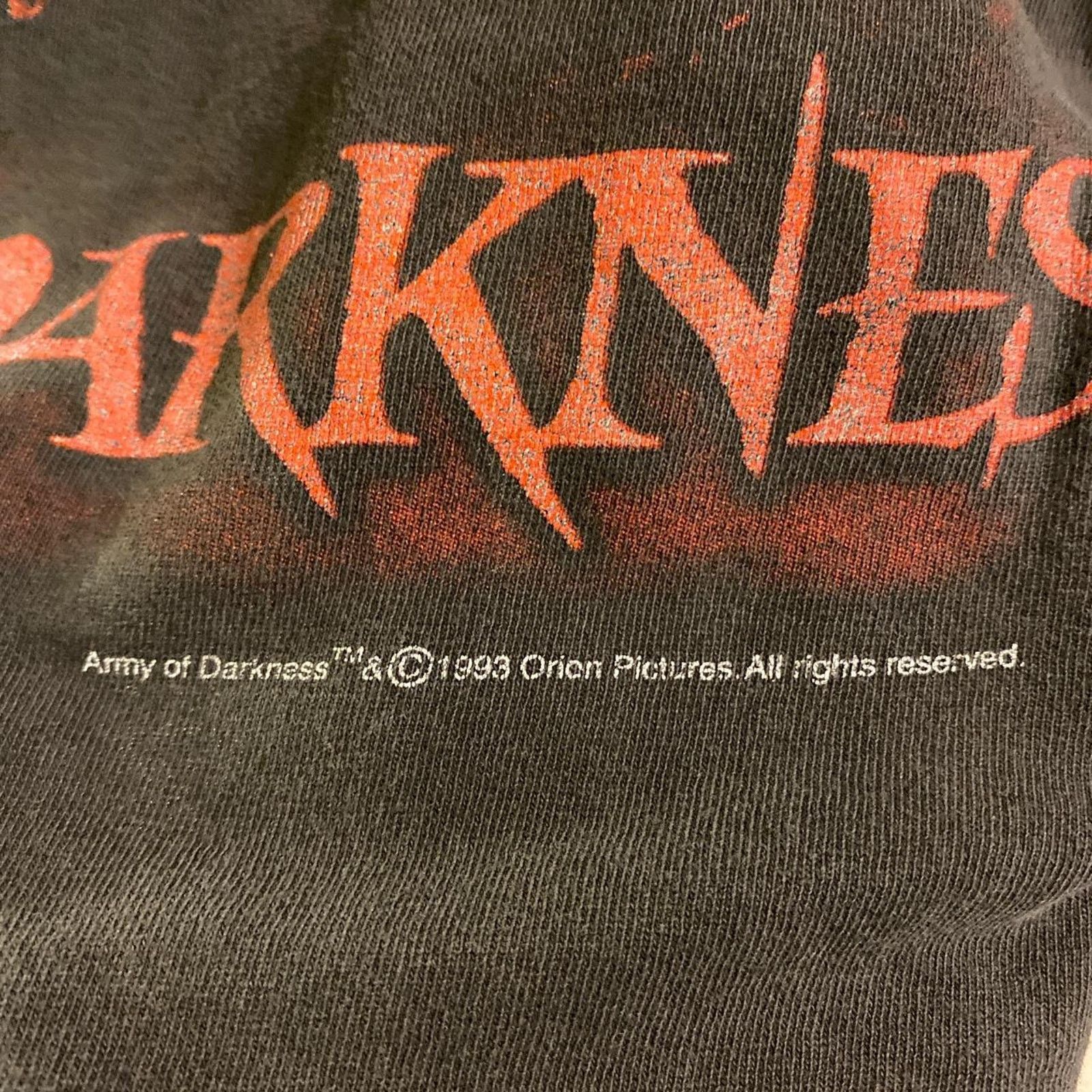 Vintage RARE Vintage 1993 Army Of Darkness Evil Dead T Shirt size L Size US L / EU 52-54 / 3 - 4 Thumbnail