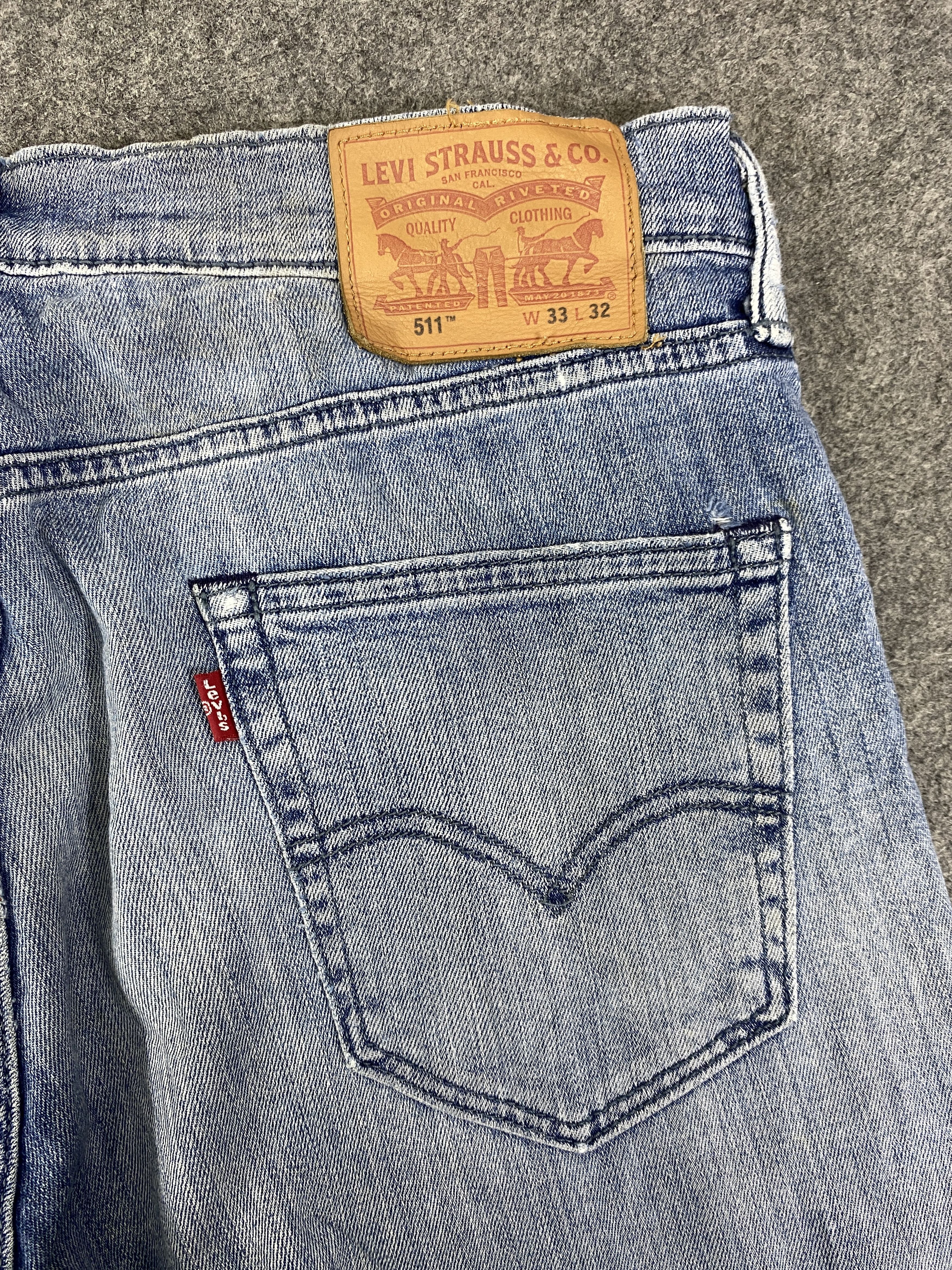 Levi's Light Blue Vintage Levi's 511 Jeans 34x27.5 - JN3324 Size US 34 / EU 50 - 15 Thumbnail