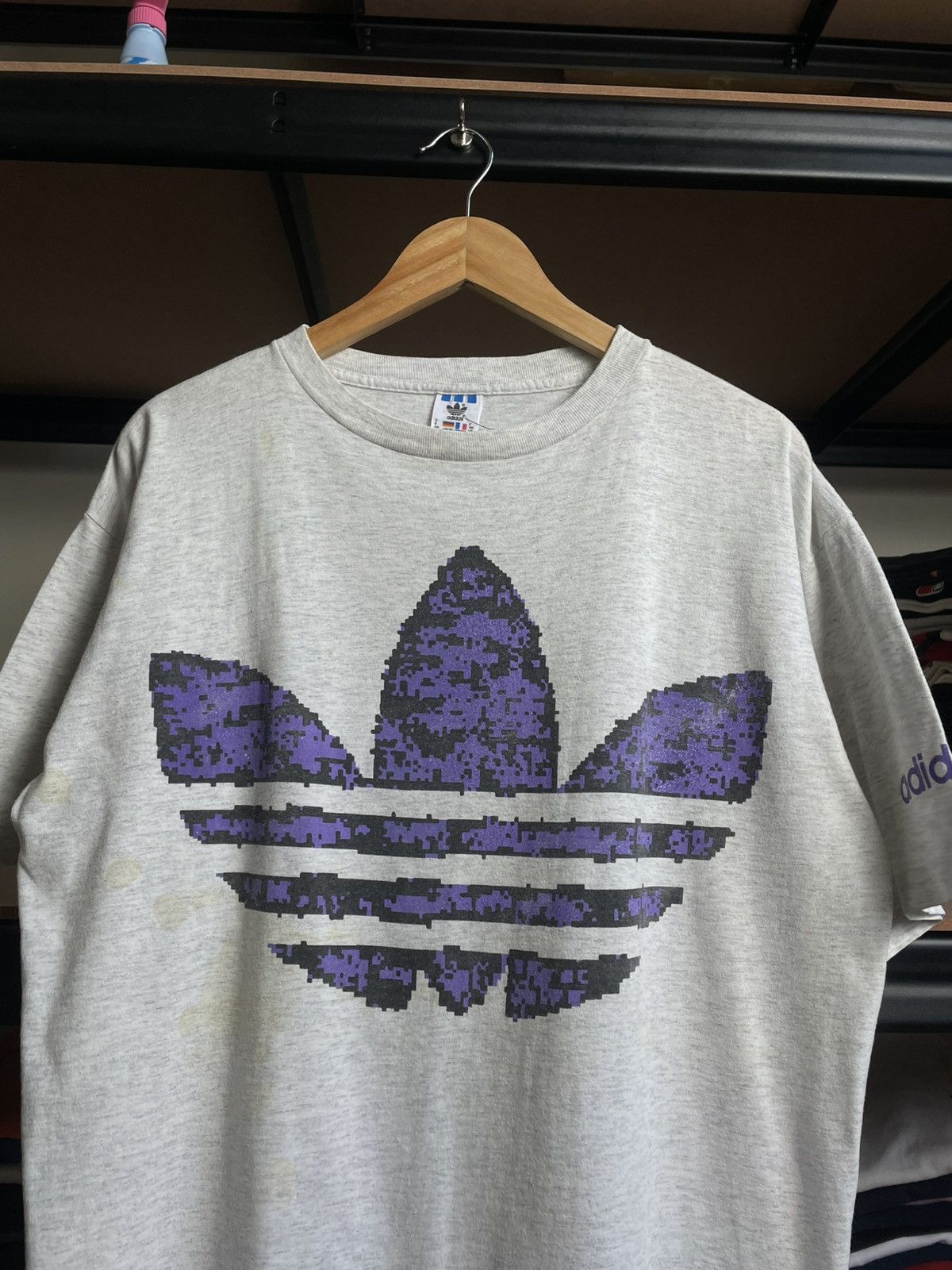 Adidas vintage 90s Adidas Trefoil Size US L / EU 52-54 / 3 - 2 Thumbnail