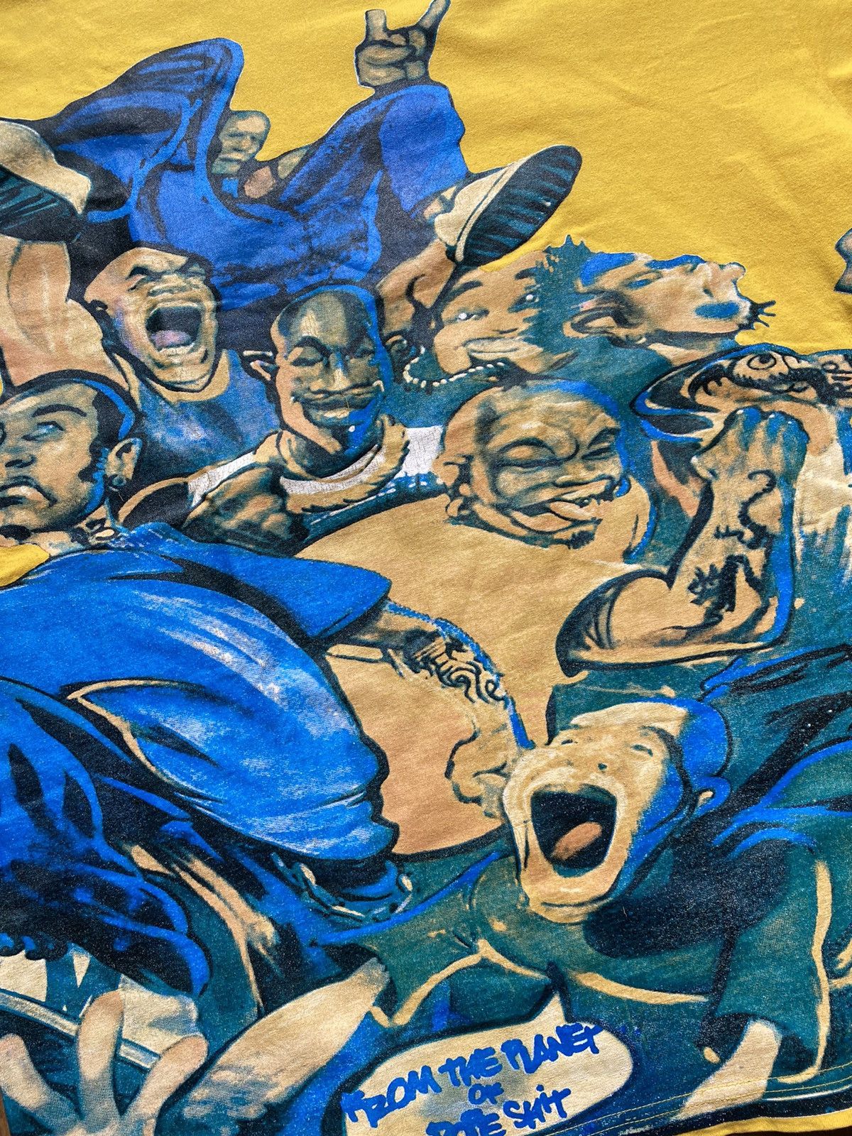 Vintage Vintage CONART Streetwear All Of Print 90s Yellow Size US XL / EU 56 / 4 - 4 Thumbnail