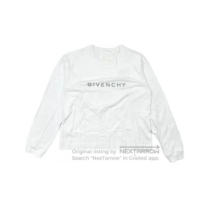 Givenchy Givenchy Men's Letter Print Loose Long-Sleeve T-shirt. Size US XL / EU 56 / 4 - 2 Thumbnail