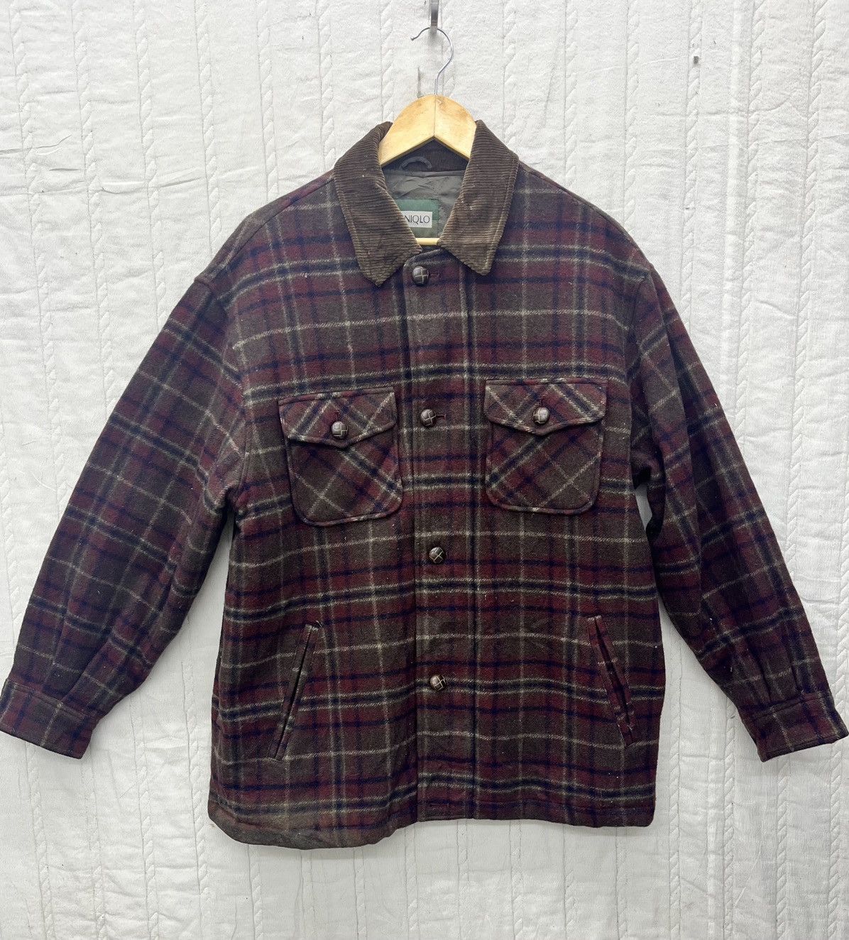 Uniqlo VTG UNIQLO WOOL CPO JACKET Size US M / EU 48-50 / 2 - 1 Thumbnail