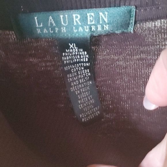 Lauren Ralph Lauren Lauren Ralph Lauren Long Sleeve Wrapped Buttoned Turtleneck Size XL / US 12-14 / IT 48-50 - 4 Thumbnail