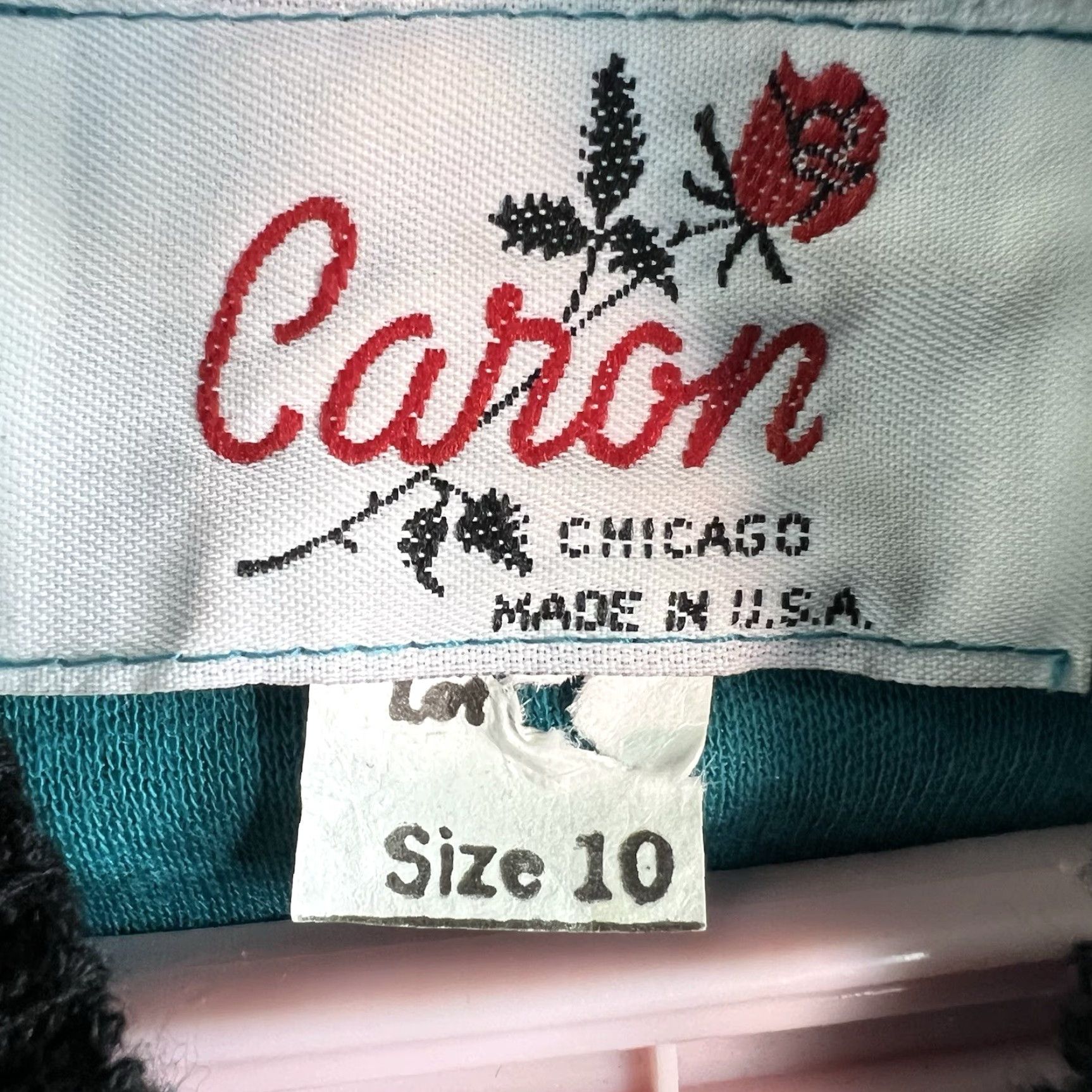Vintage VINTAGE Caron Cardigan Sweater Womens Size 10 Teal Blue 80s Classic Lightweight V-Neck Long Sleeve Size L / US 10 / IT 46 - 5 Thumbnail