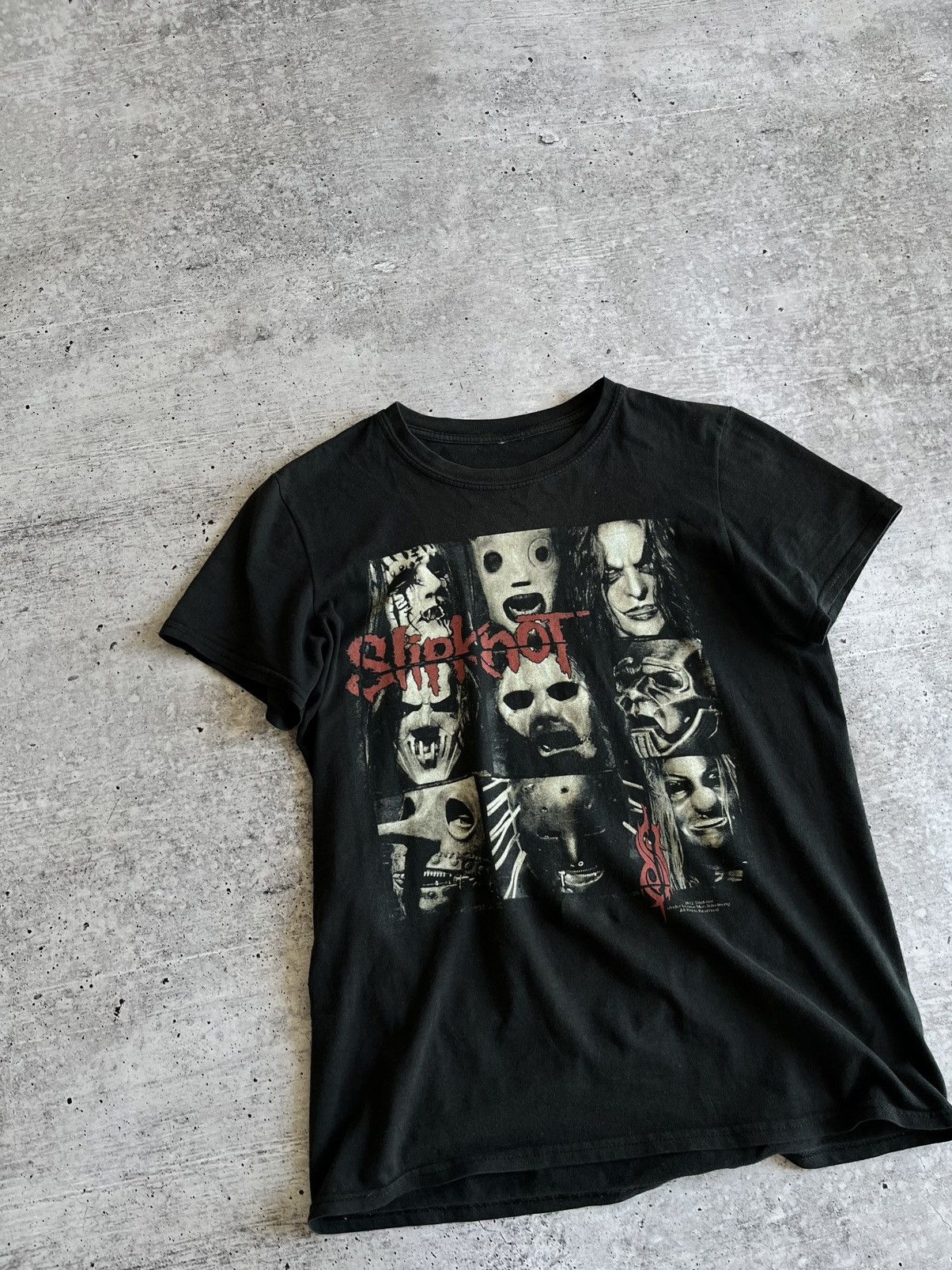 Slipknot Rare 2012 Slipknot Pentagram Big Logo Tee Vintage Band Rock Size US S / EU 44-46 / 1 - 6 Thumbnail