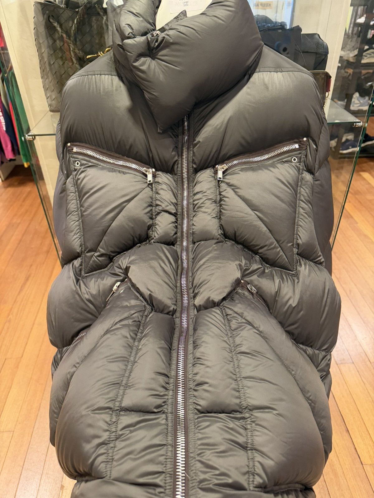Rick Owens Rick Owens Jumbo Down IES Coat - Grey Size US L / EU 52-54 / 3 - 4 Thumbnail
