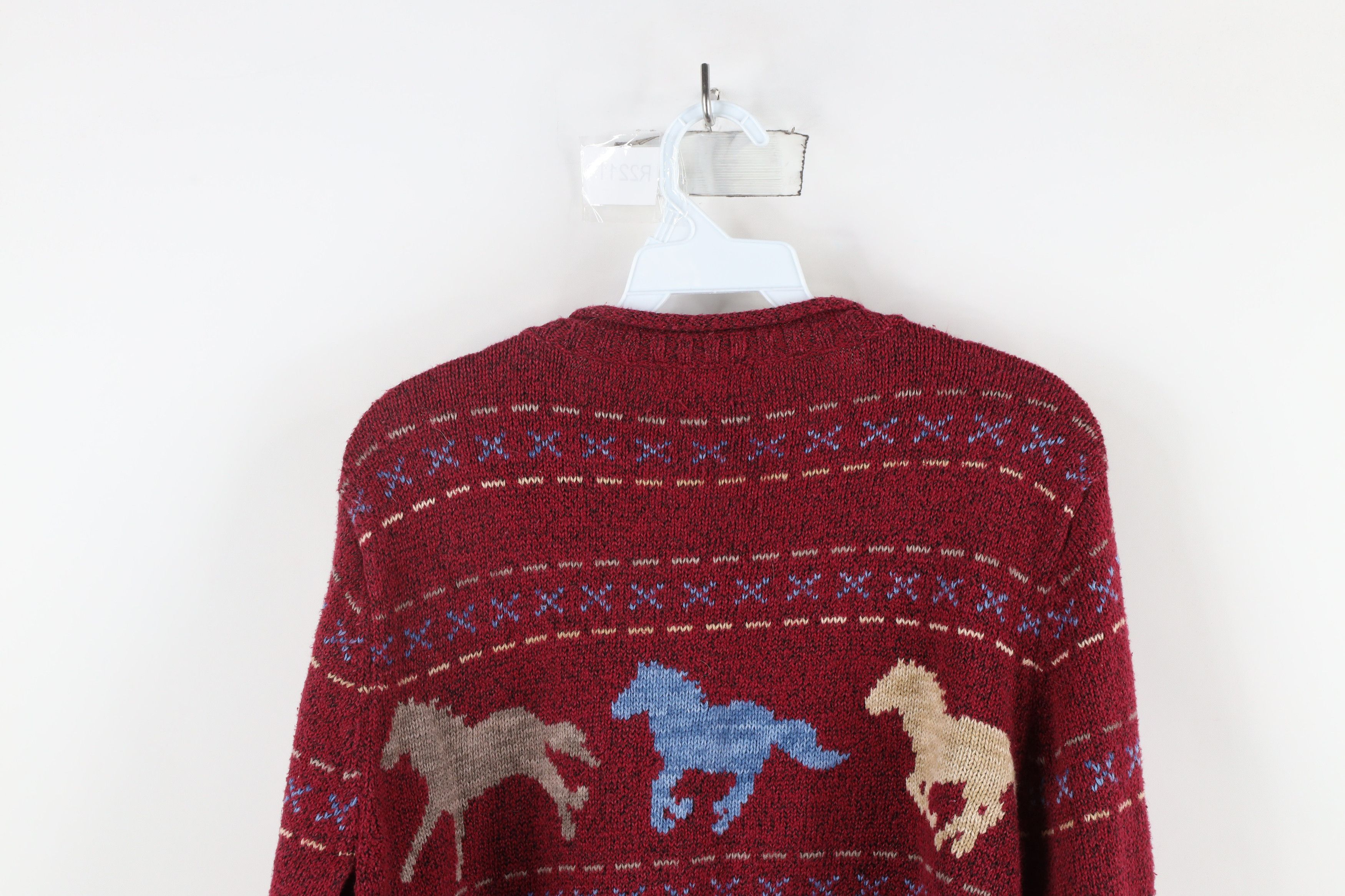 Vintage Vintage 90s Streetwear All Over Print Marled Knit Sweater Size M / US 6-8 / IT 42-44 - 11 Thumbnail