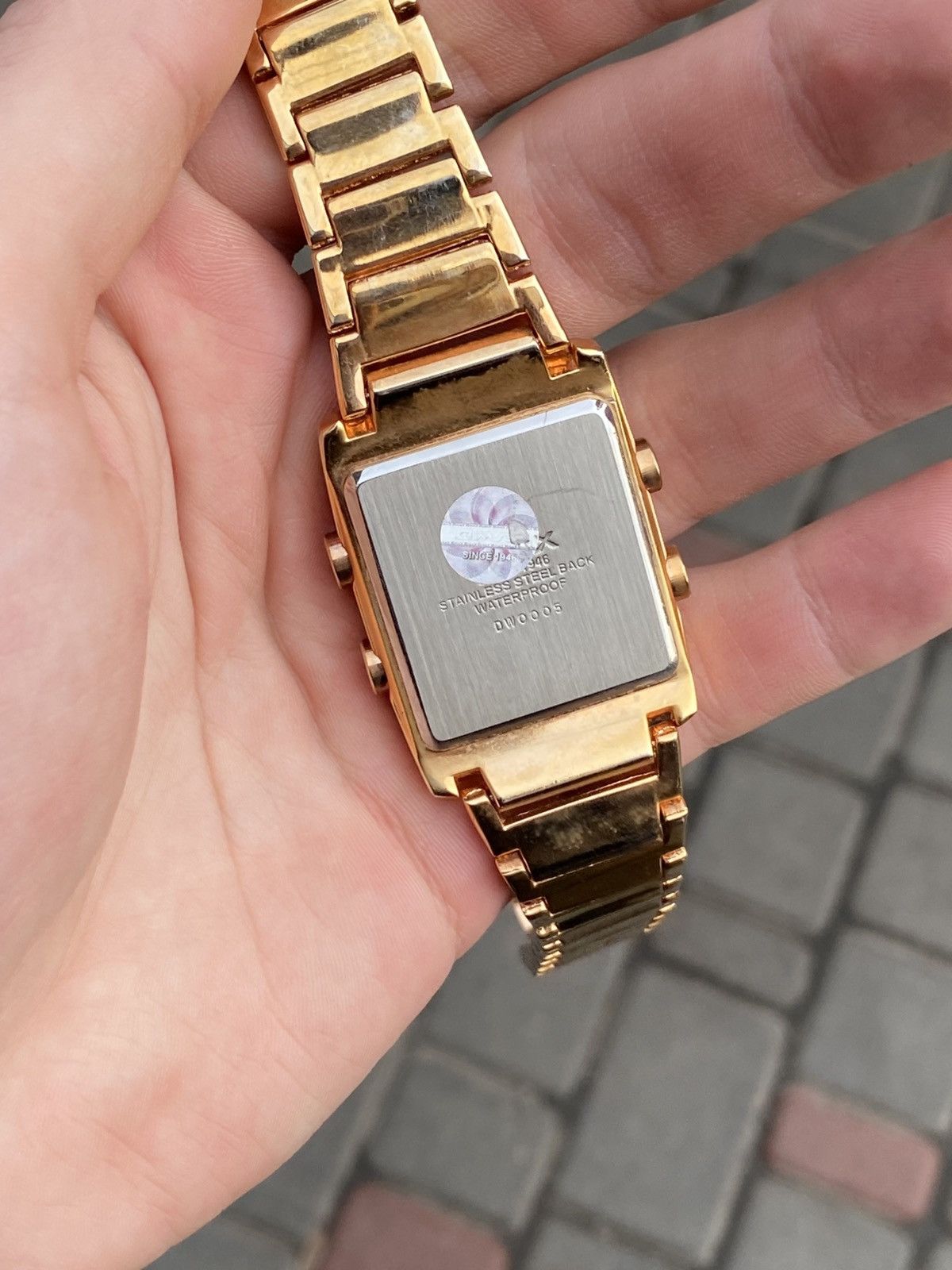 Japanese Brand VINTAGE OMAX Digital Gold Tone D0002 Retro Y2K 90s Size ONE SIZE - 8 Thumbnail