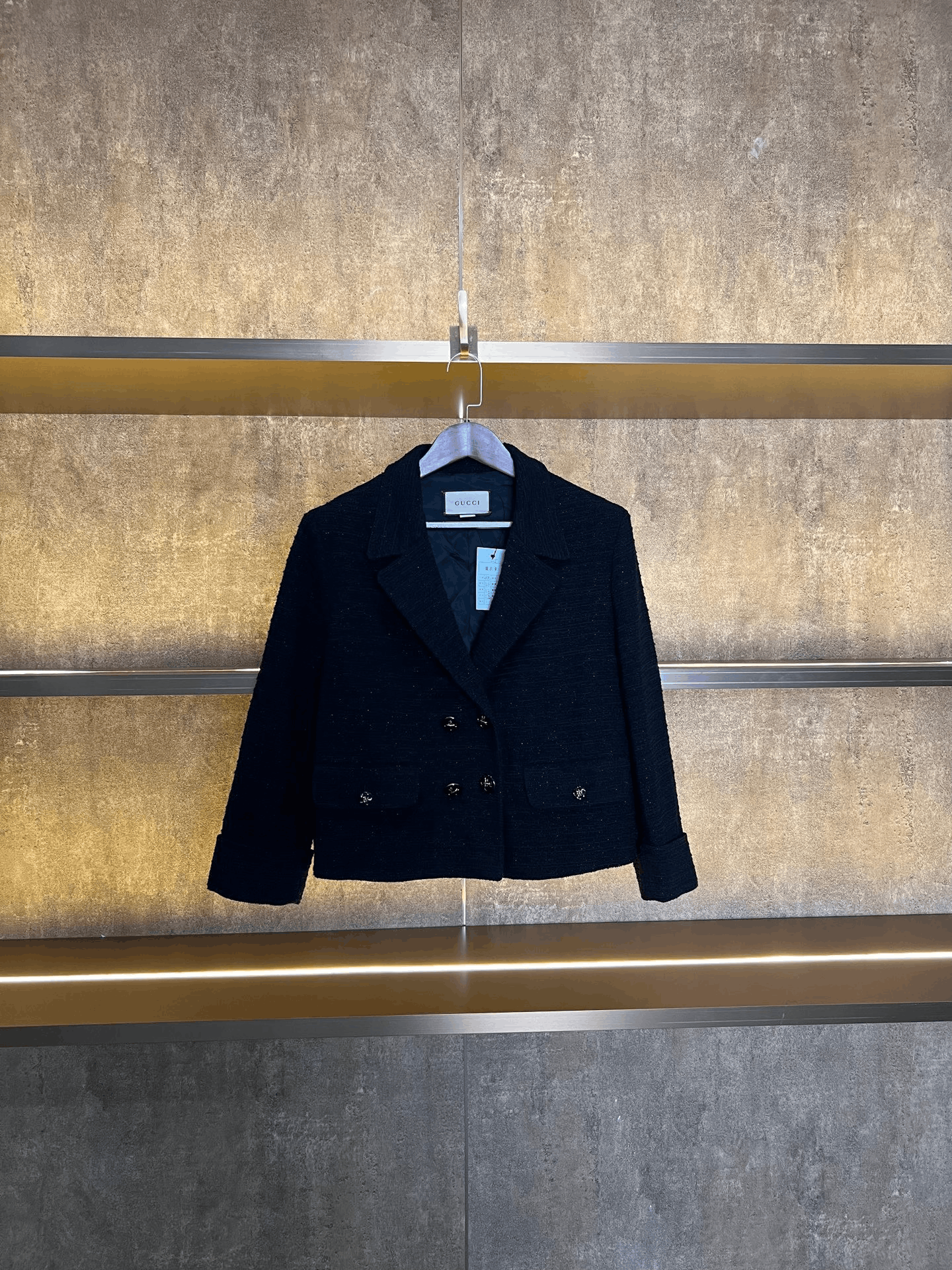 Gucci Gucci Short Wool Blazer Size S / US 4 / IT 40 - 1 Thumbnail