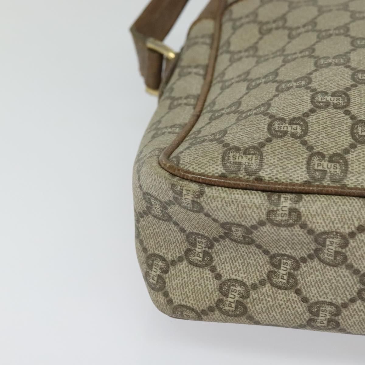 Gucci GUCCI GG Plus Supreme Shoulder Bag Pvc Beige Gold Size ONE SIZE - 10 Thumbnail