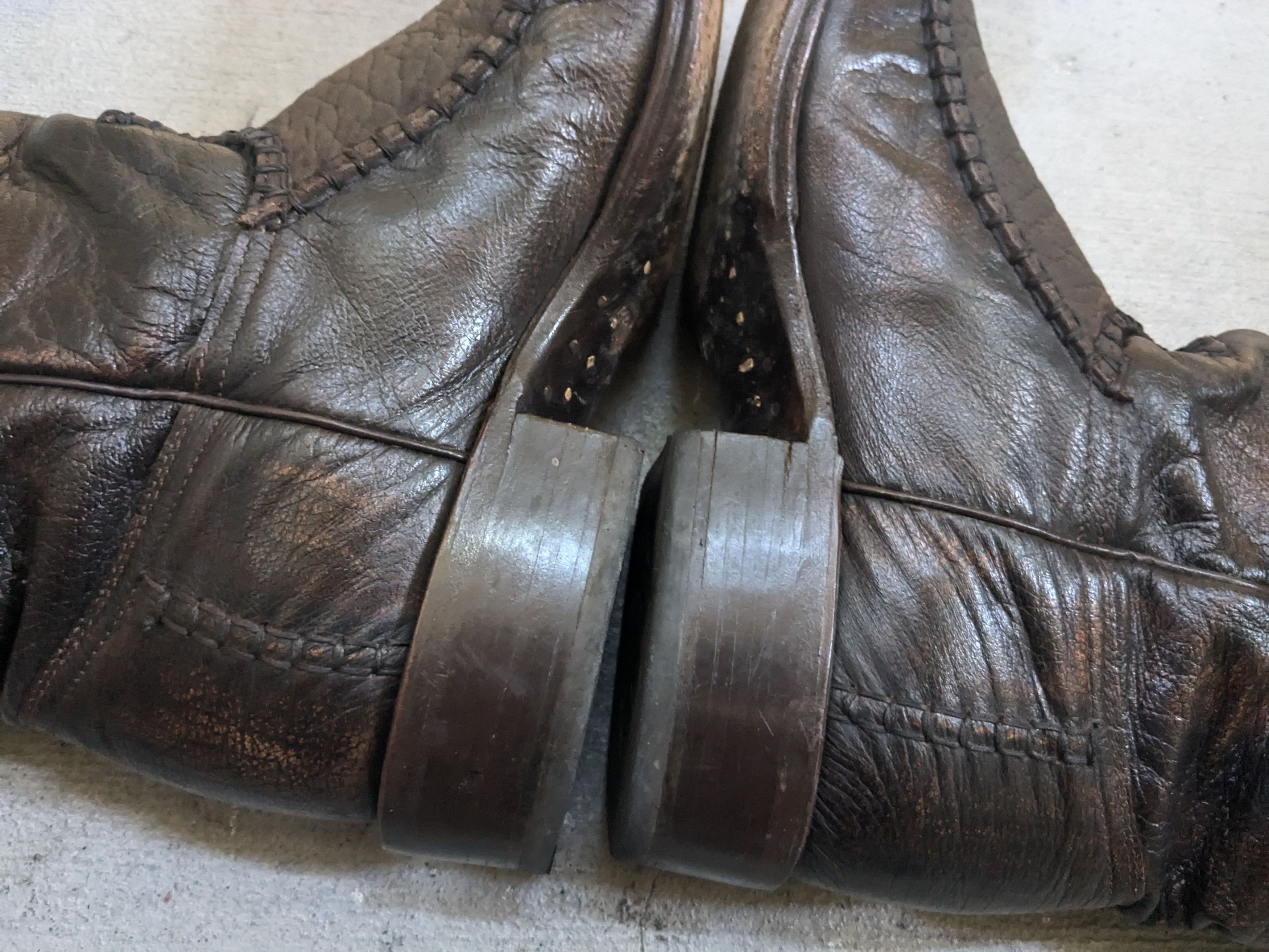Genuine Leather Texanos Cowboy Boots 10 Brown Leather Mexico Pointed Toe Size US 10 / EU 43 - 13 Thumbnail