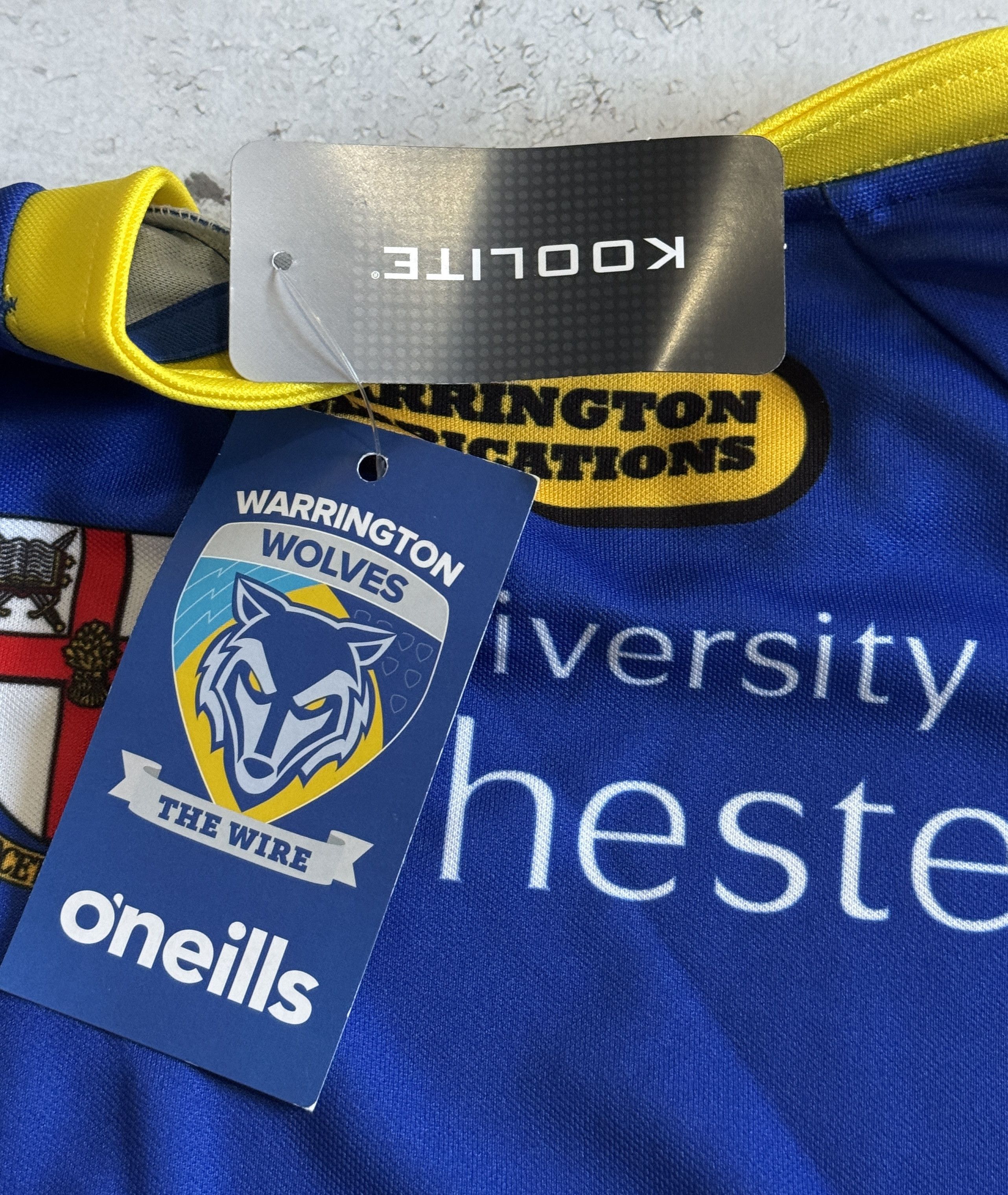 Other Warrington Wolves 2019 O'Neills Rugby League SHIRT Jersey XL Size US XL / EU 56 / 4 - 4 Thumbnail