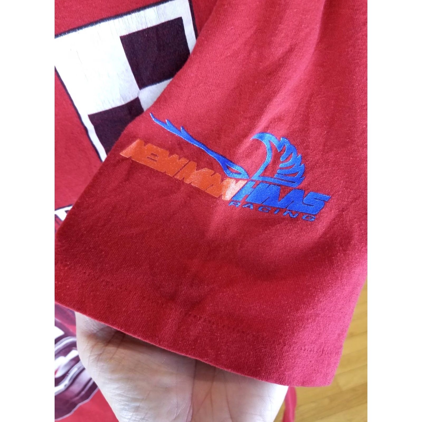 Jerzees VINTAGE Michael & Mario Andretti Red Racing PPG Indy Car Champion T-Shirt XL Size US XL / EU 56 / 4 - 7 Thumbnail