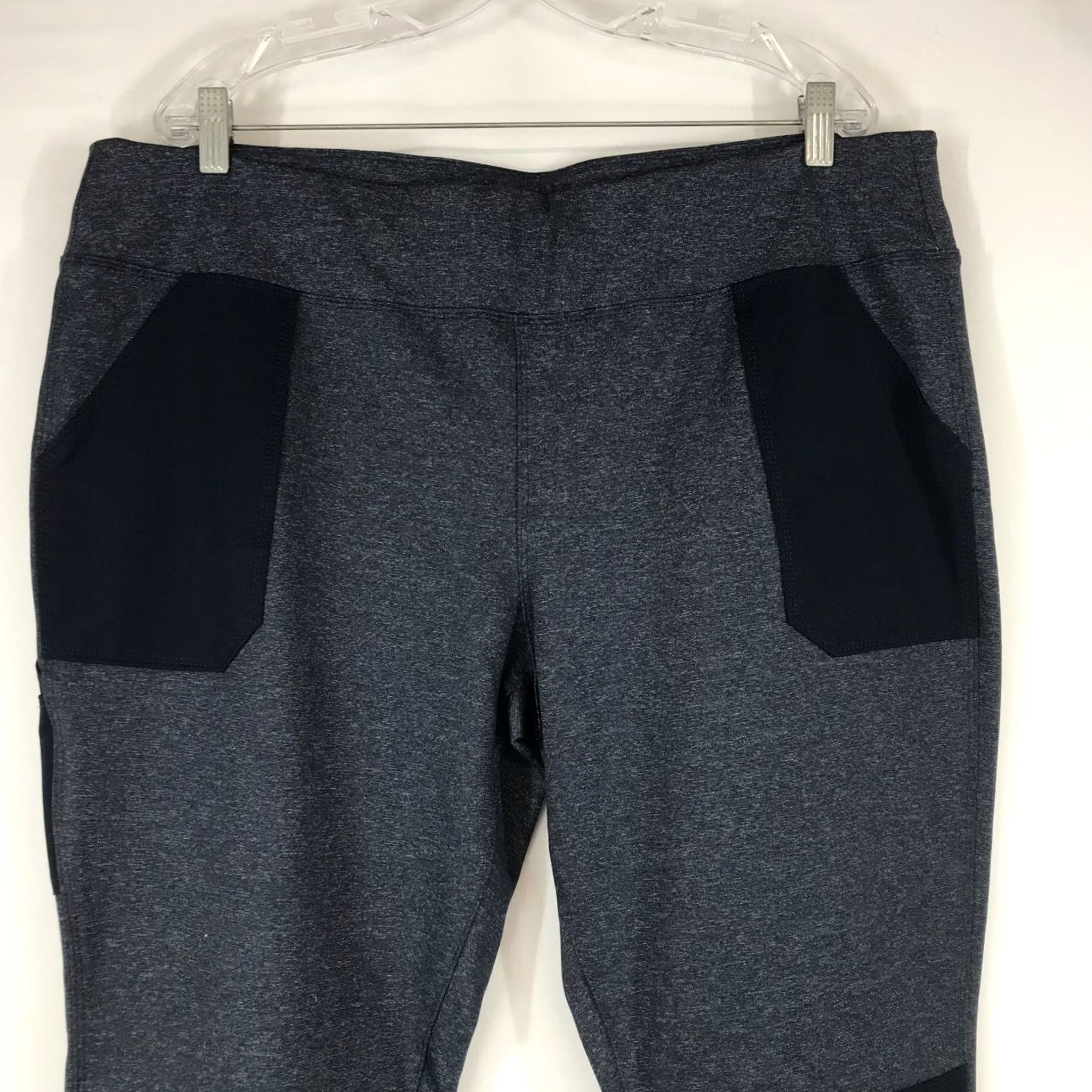 Carhartt CARHARTT Womens XXL TALL PANTS Grayish Blue Fitted Elastic Waist Pull-On Size 42" / US 20 - 3 Thumbnail