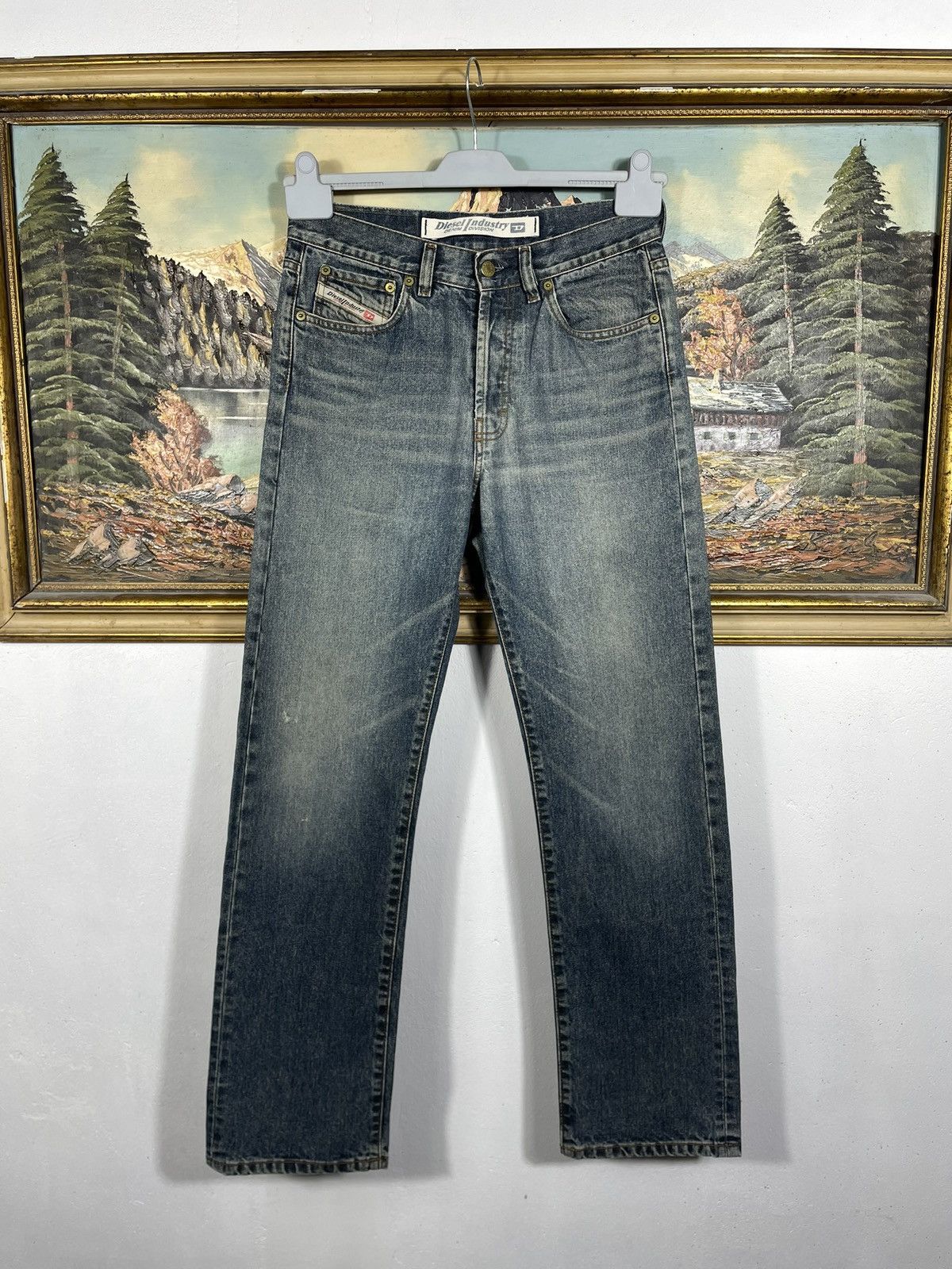 Diesel × Vintage Diesel retro 00s pants washed skate hiphop drip swag cyber Size US 30 / EU 46 - 1 Thumbnail