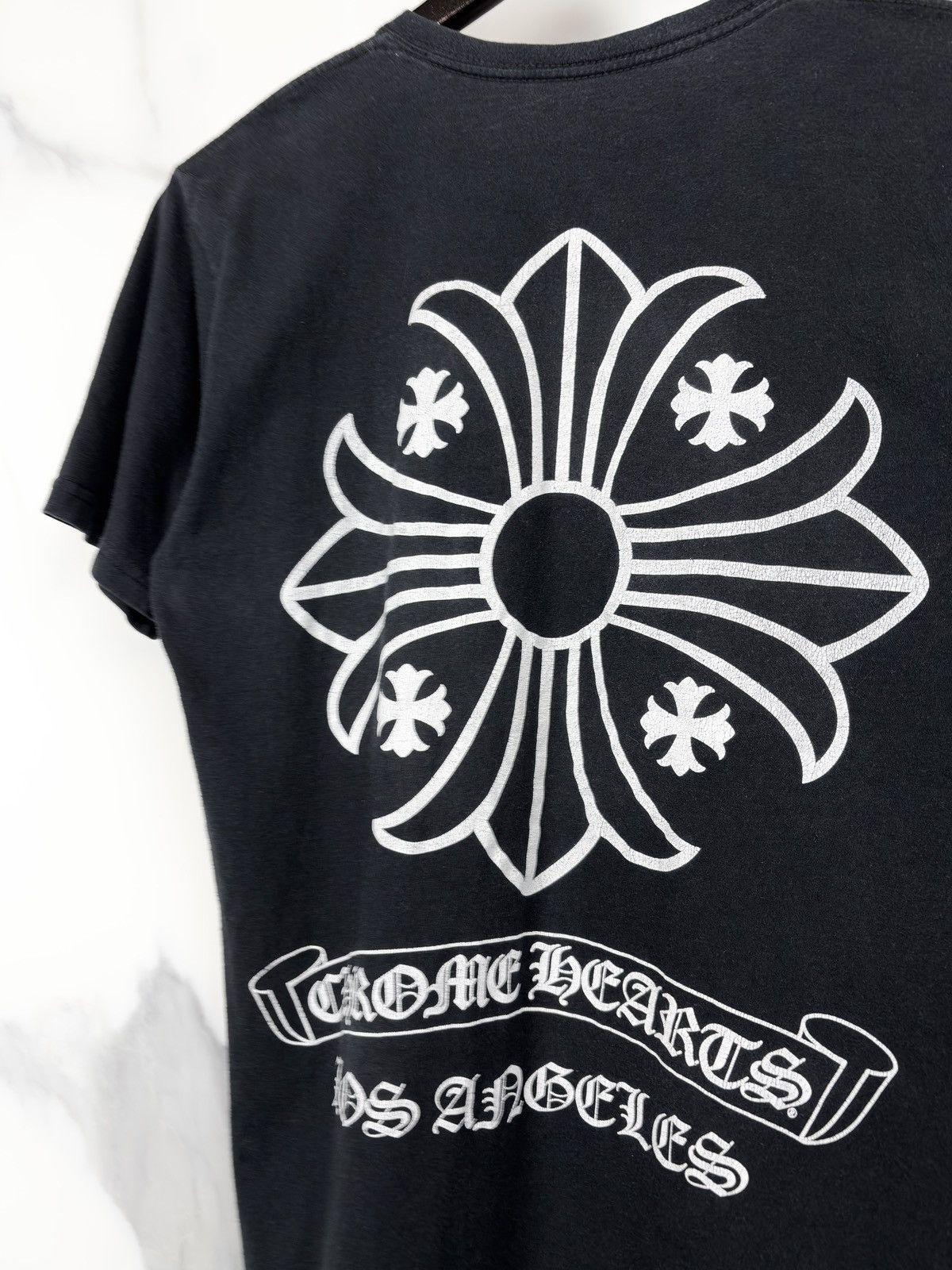 Chrome Hearts Chrome Hearts LA Los Angeles Cross Scroll Logo Pocket Tshirt Size US M / EU 48-50 / 2 - 3 Thumbnail