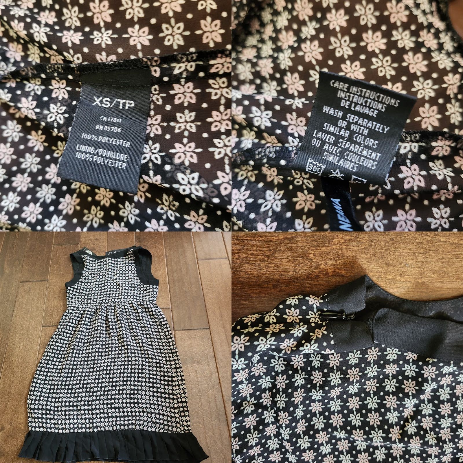 Buffalo David Bitton Buffalo Jeans Women's Maxi Dress Sleeveless Floral Ruffle XS Black NWT Busy Travel Party/Cocktail Gift Size XS / US 0-2 / IT 36-38 - 11 Thumbnail