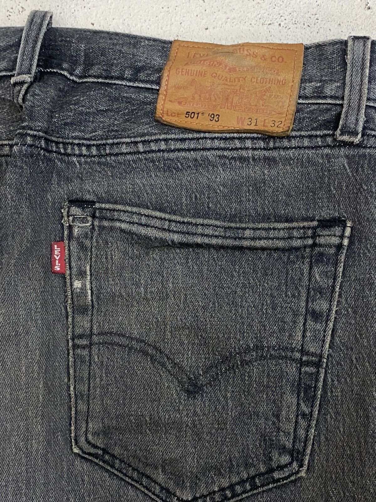 Japanese Brand × Levi's Vintage Levis 508 93' Big E 3496 Button Fly Distressed Jean Size US 32 / EU 48 - 16 Thumbnail