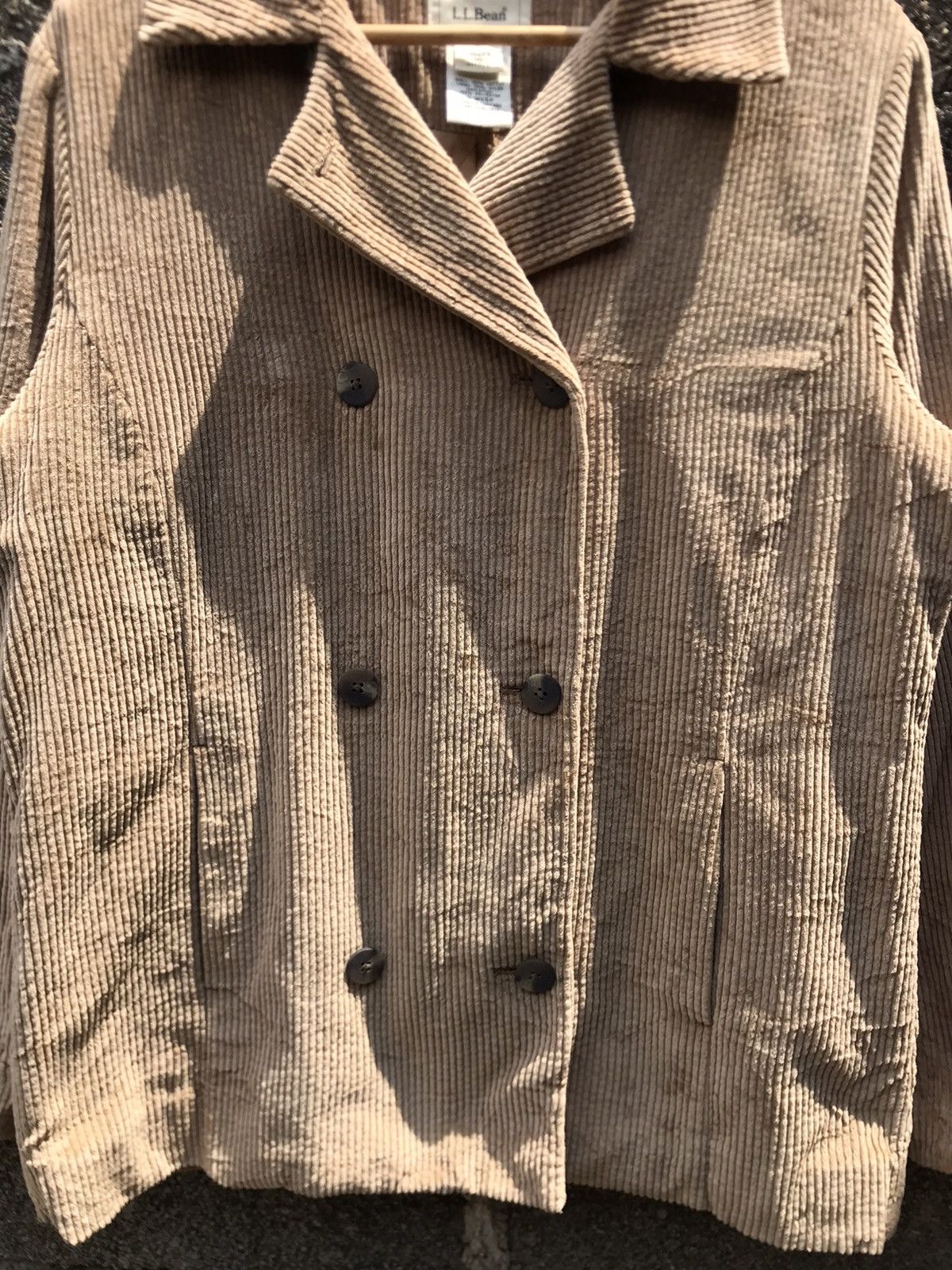 L.L. Bean × Vintage 🔥Vintage L.L.Bean Double Breasted Corduroy Peacoat Size S / US 4 / IT 40 - 3 Thumbnail