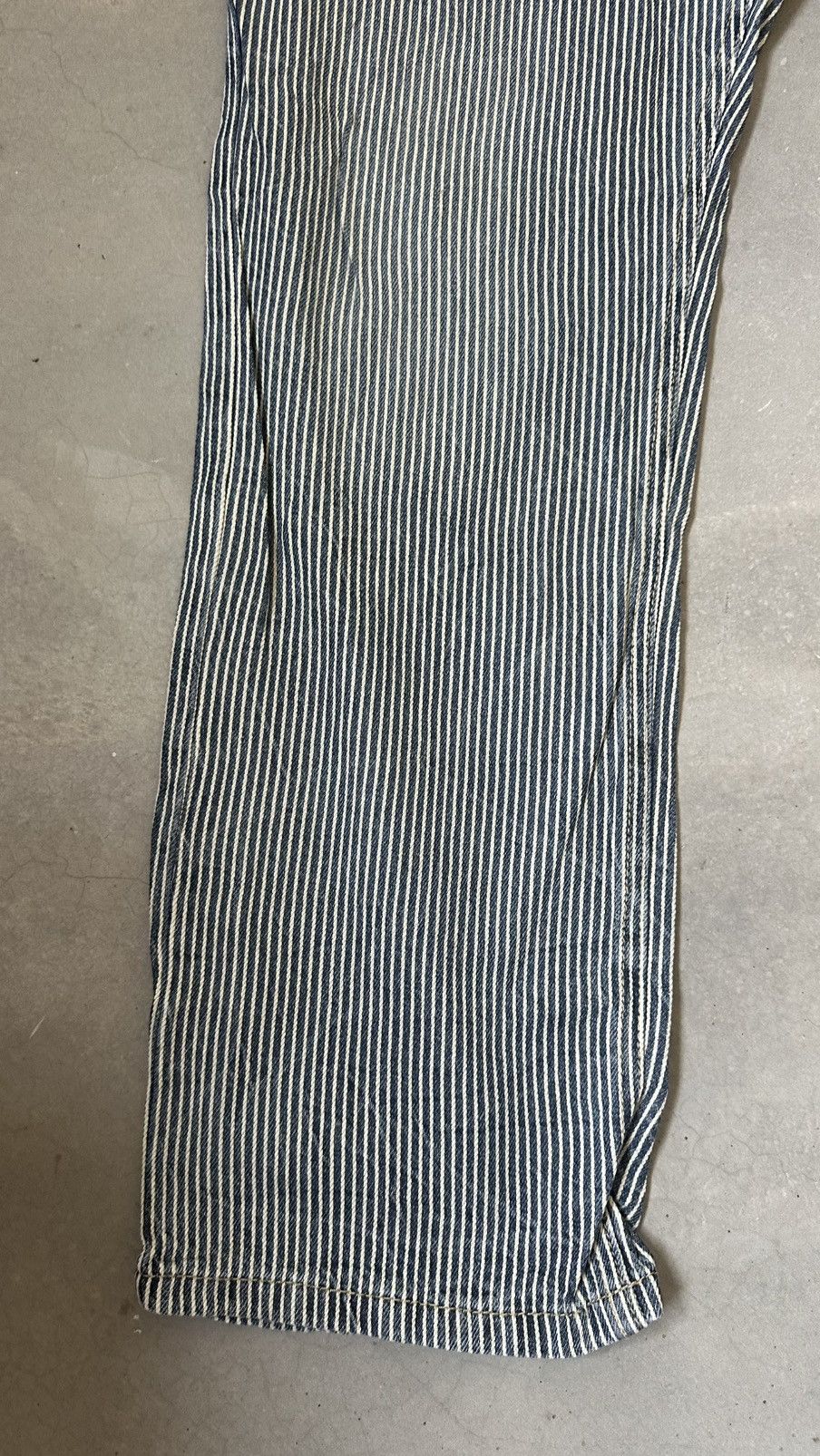 Japanese Brand JAPAN HICKORY DISTRESSED PANT Size US 34 / EU 50 - 2 Thumbnail