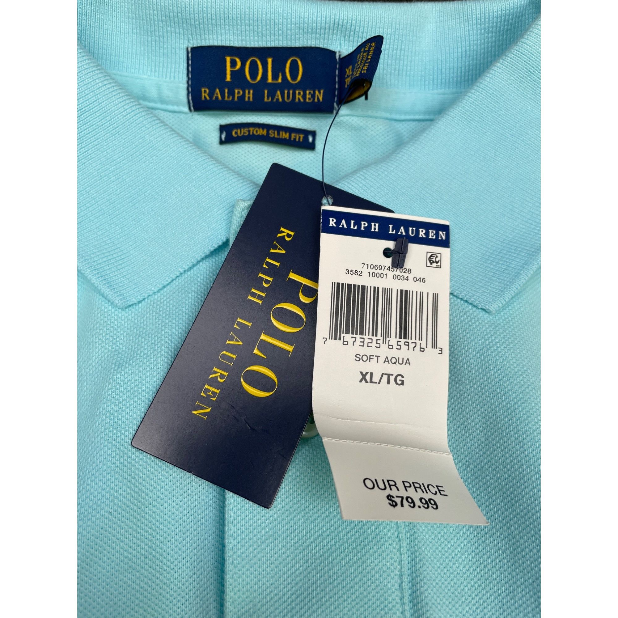 Polo Ralph Lauren Polo Ralph Lauren Men's Light Blue Golf Short Sleeve Shirt S Size US XL / EU 56 / 4 - 5 Thumbnail