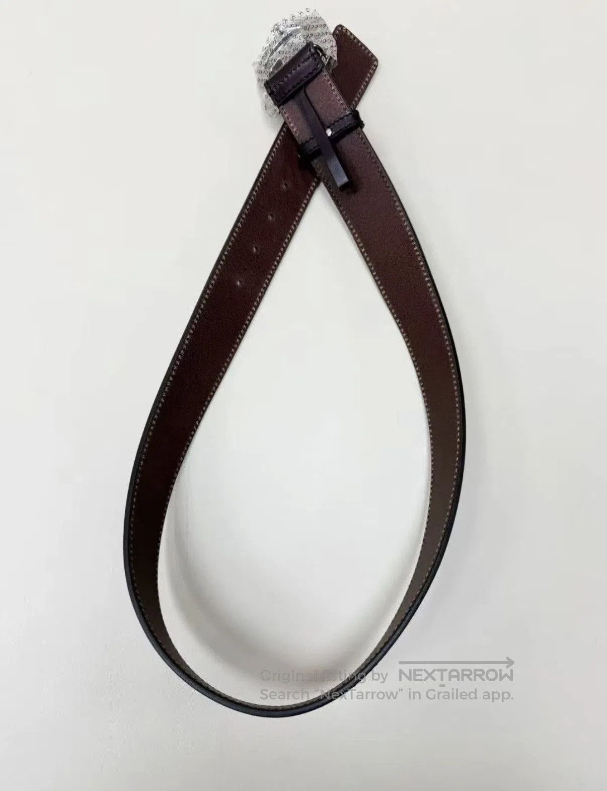 Gucci Black Leather Belt with Silver Buckle. Size ONE SIZE - 4 Thumbnail