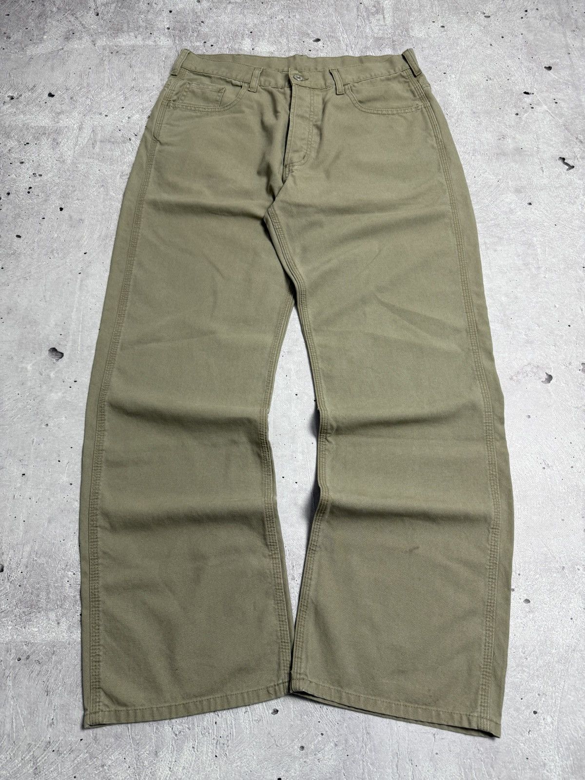 Carhartt × Vintage Vintage Carhartt Beige Staff Pants Size US 32 / EU 48 - 8 Thumbnail