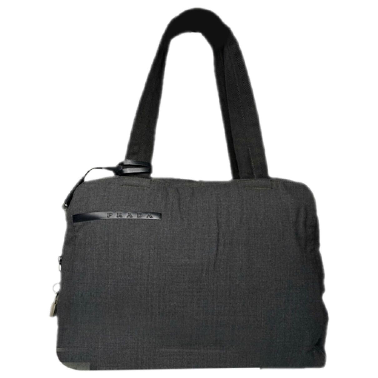 Grey Cotton Handbag