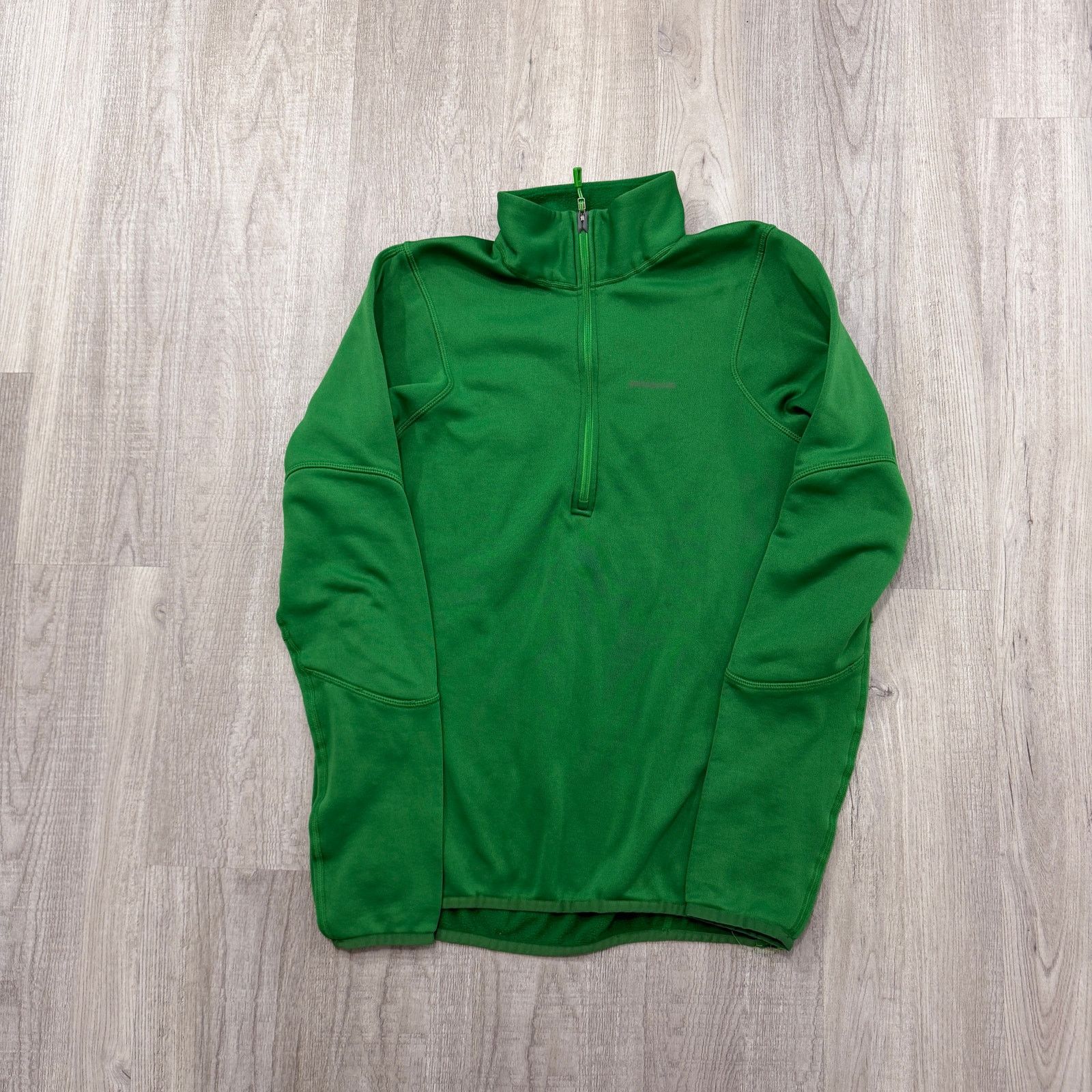 Patagonia Patagonia Piton Sweater Men's Medium Green 1/4 Zip Pullover Size US M / EU 48-50 / 2 - 2 Thumbnail