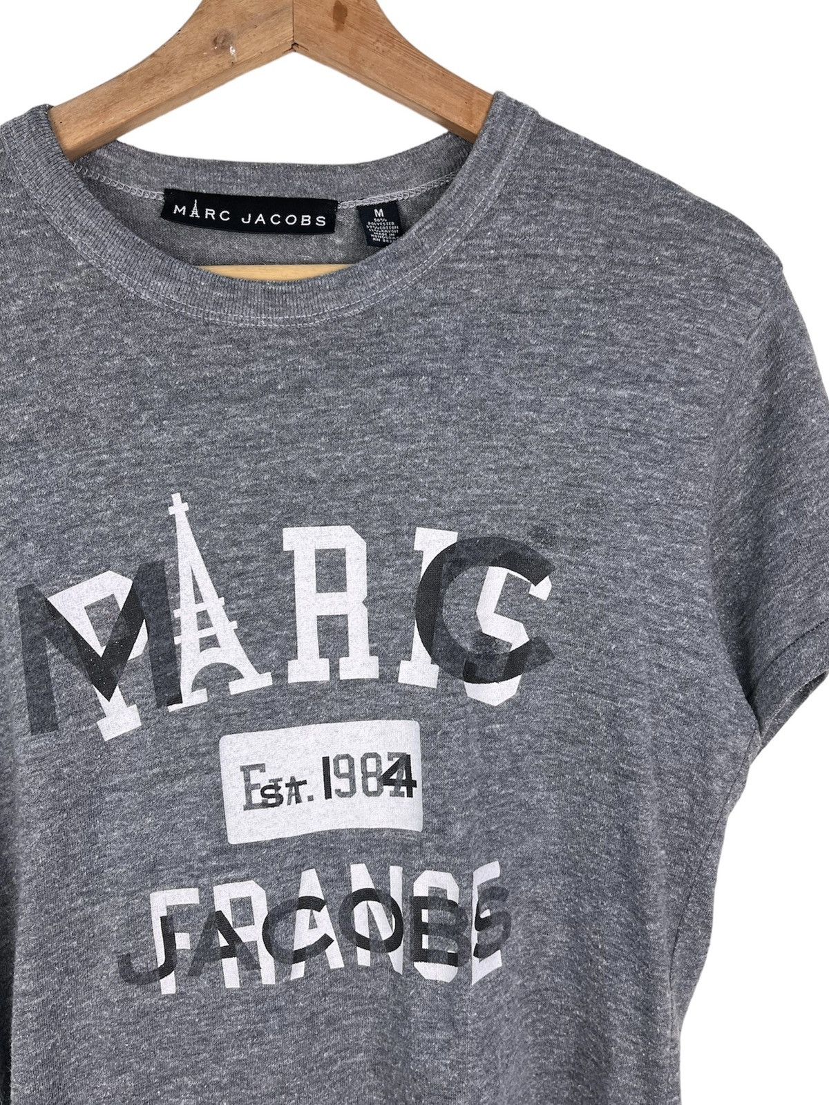 Marc Jacobs × Vintage Marc Jacobs Paris Store Tee | Eiffel Logo - Sz M Size US M / EU 48-50 / 2 - 6 Thumbnail
