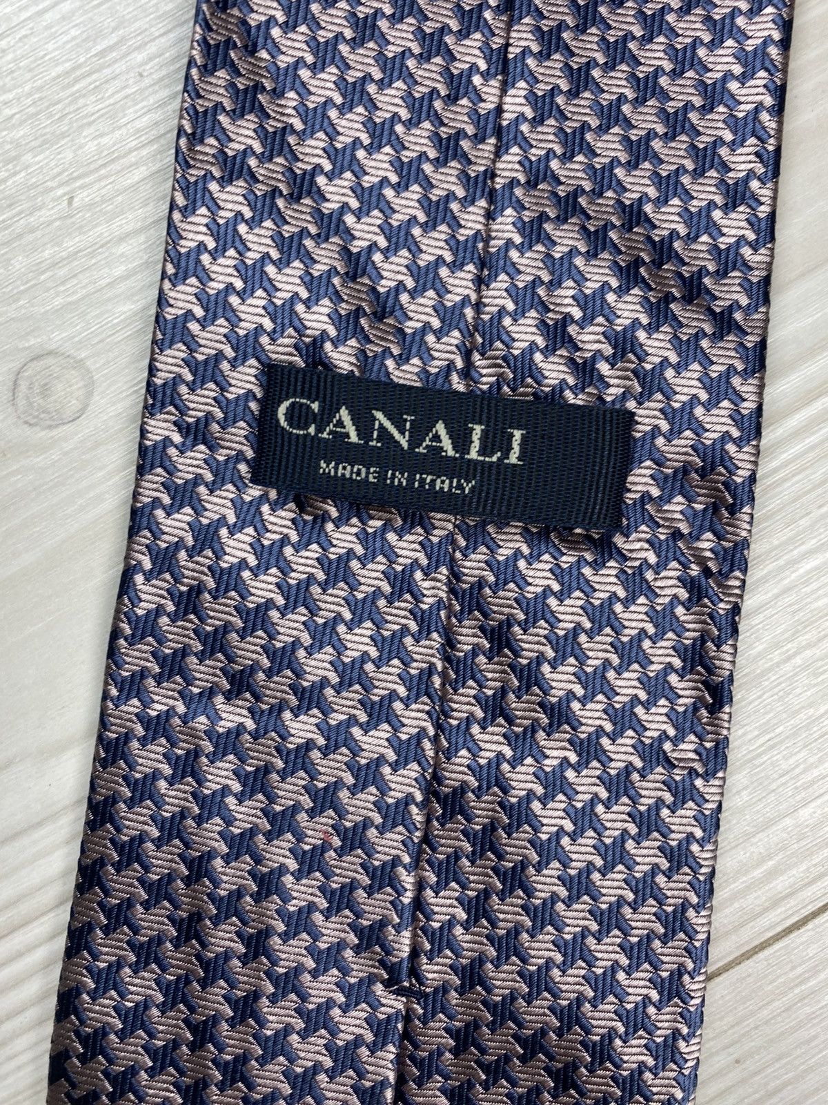 Canali Canali Tie 100% Silk Made In Italy Authentic Hype Size ONE SIZE - 6 Thumbnail