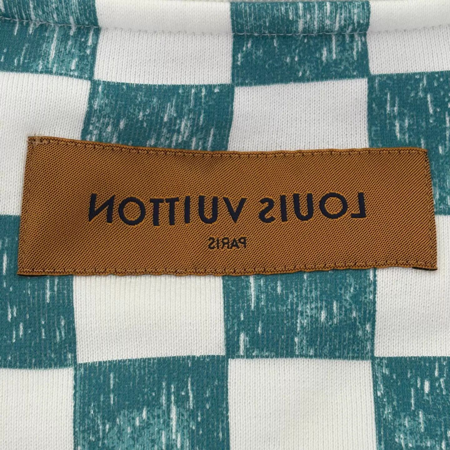 Louis Vuitton LV Tiffany Checker Crewneck Sweatshirt M White-Green New Size US M / EU 48-50 / 2 - 7 Thumbnail