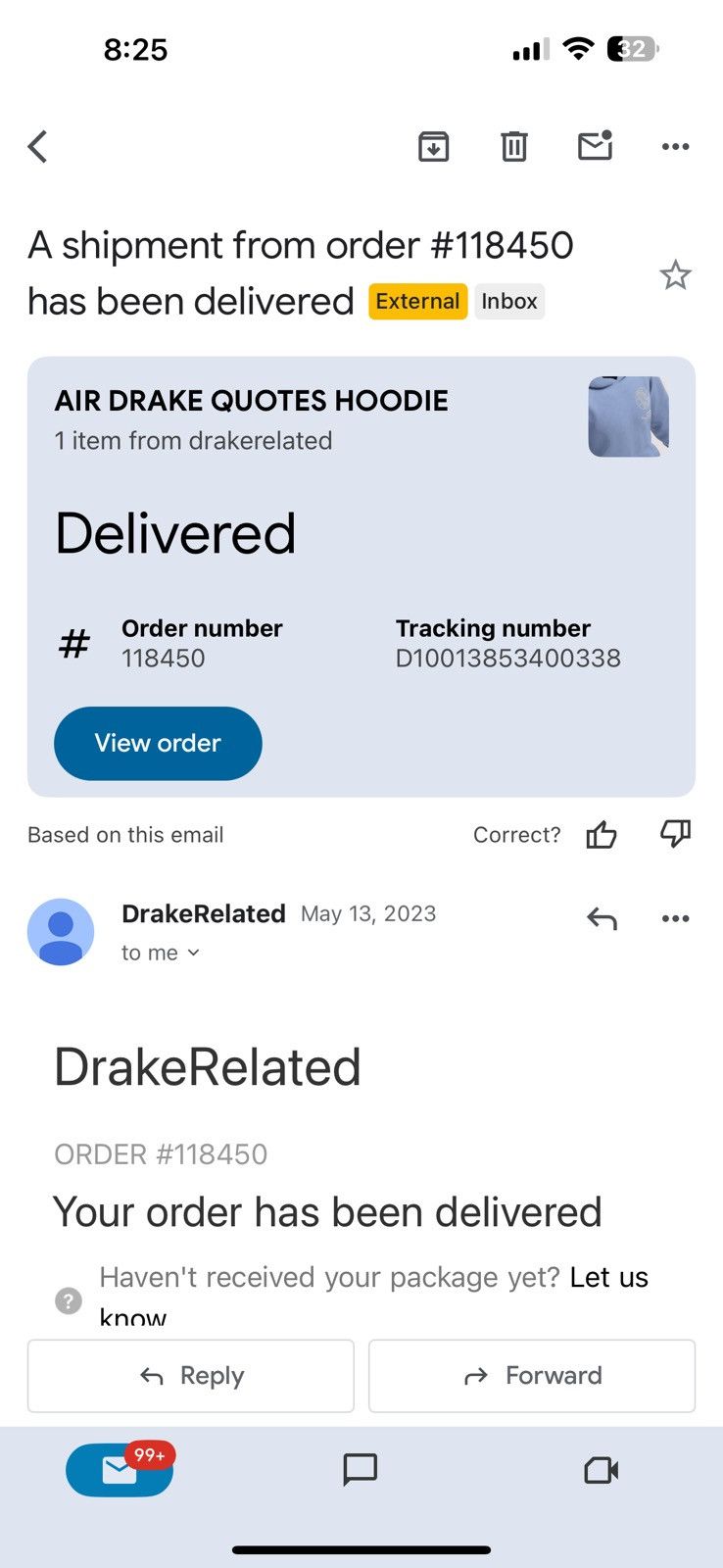 Drake Air Drake Quote Hoodie L Size US L / EU 52-54 / 3 - 8 Thumbnail